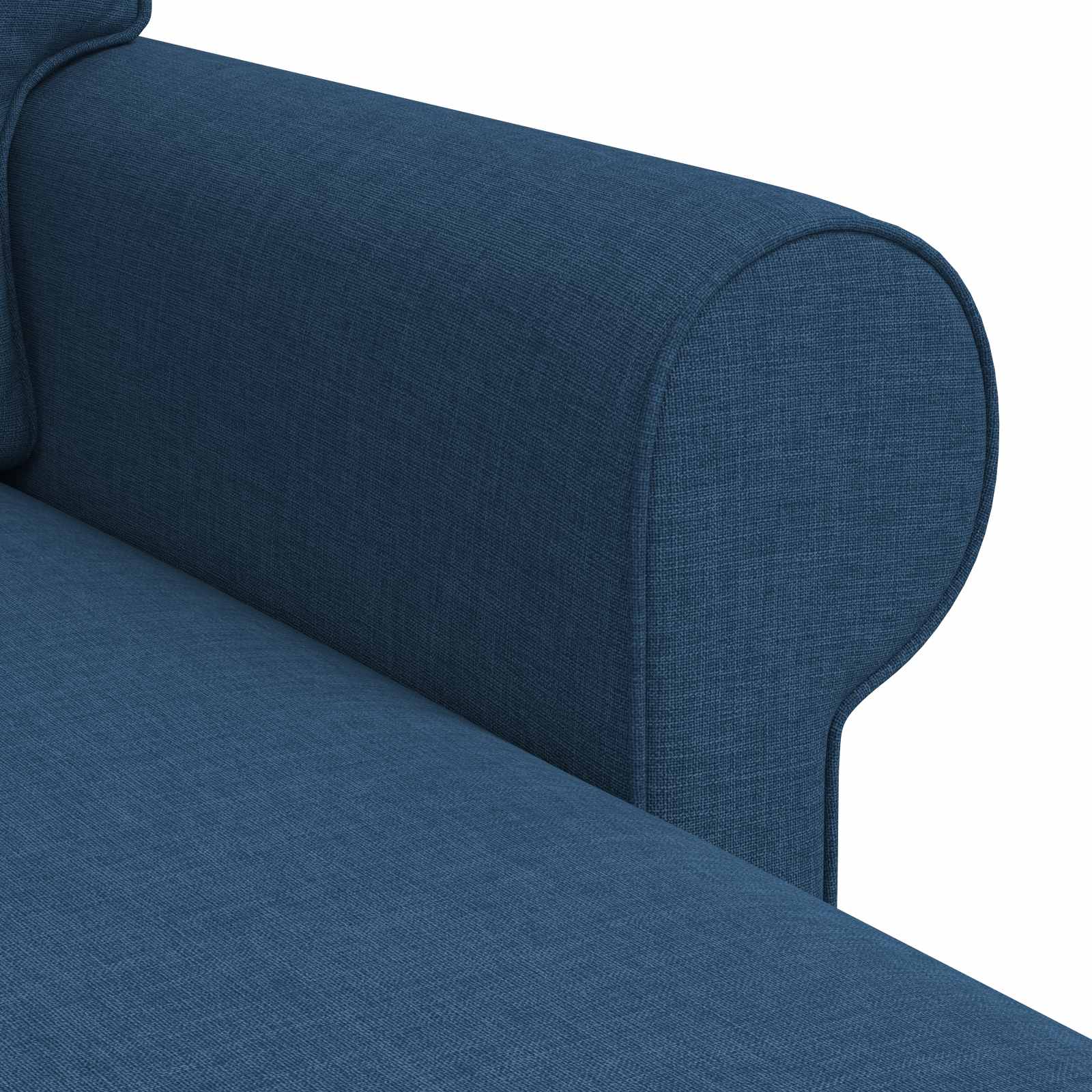 Canapé Bleu 195 x 138 x 80 cm tissu