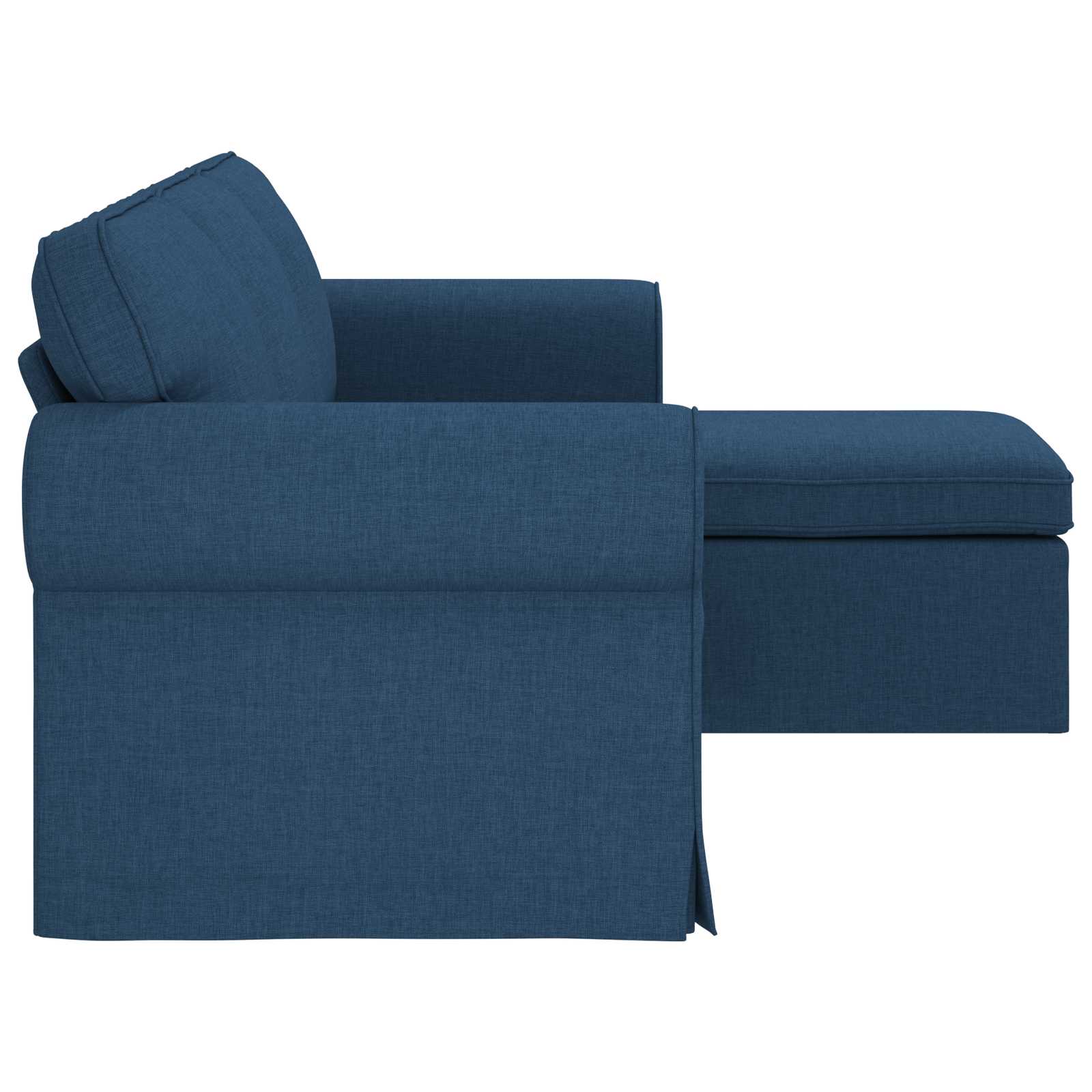 Canapé Bleu 195 x 138 x 80 cm tissu
