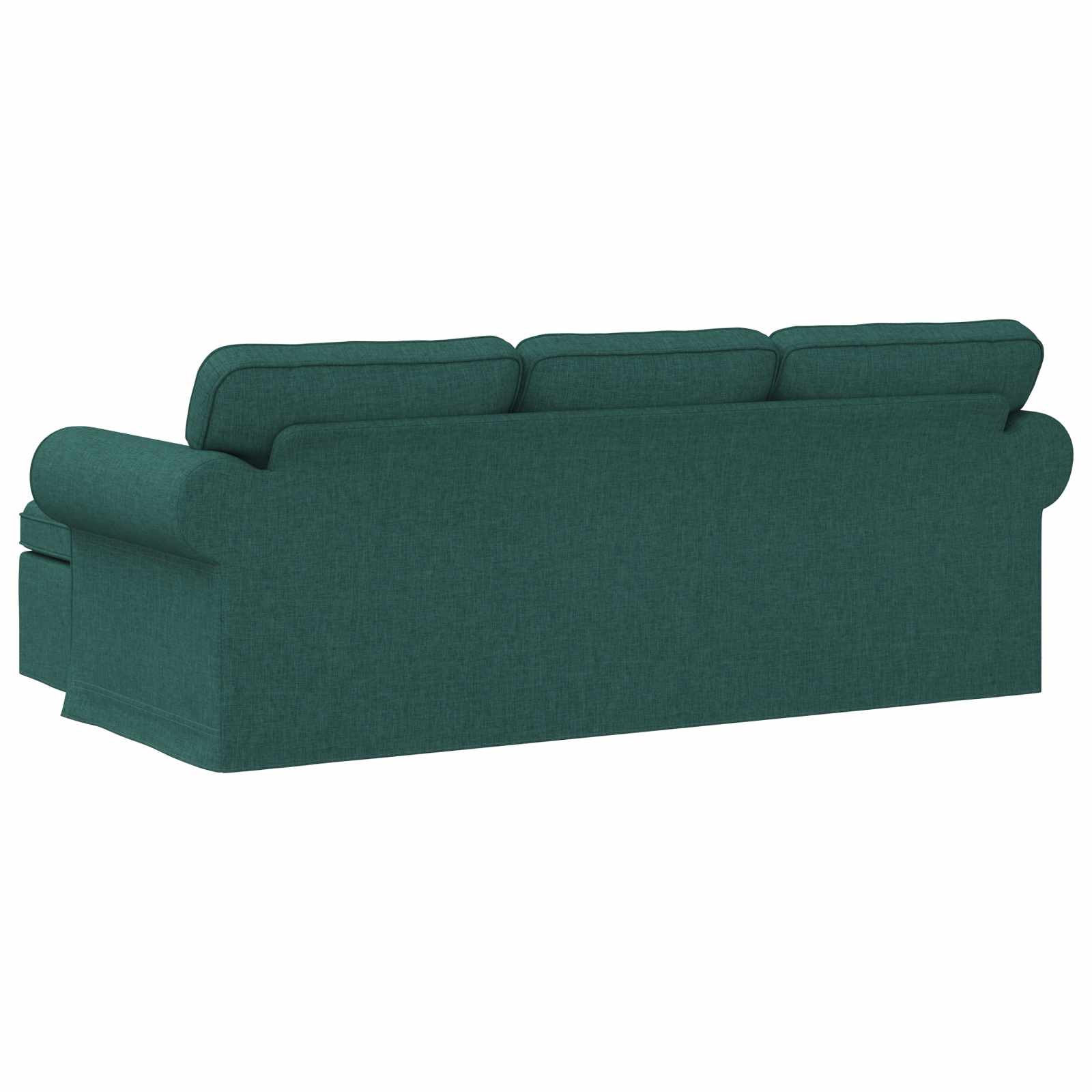 Canapé Vert foncé 215 x 138 x 80 cm tissu
