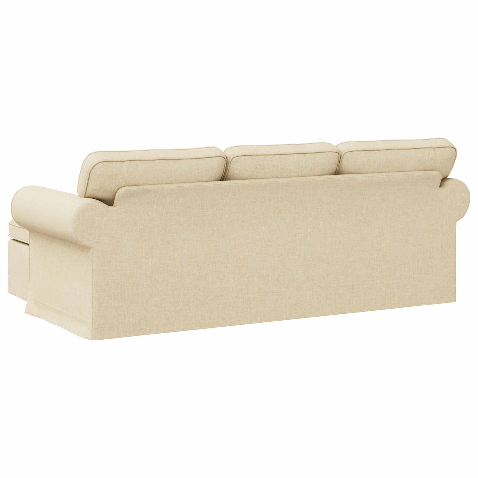 Canapé Crème 215 x 138 x 80 cm tissu - XIOS