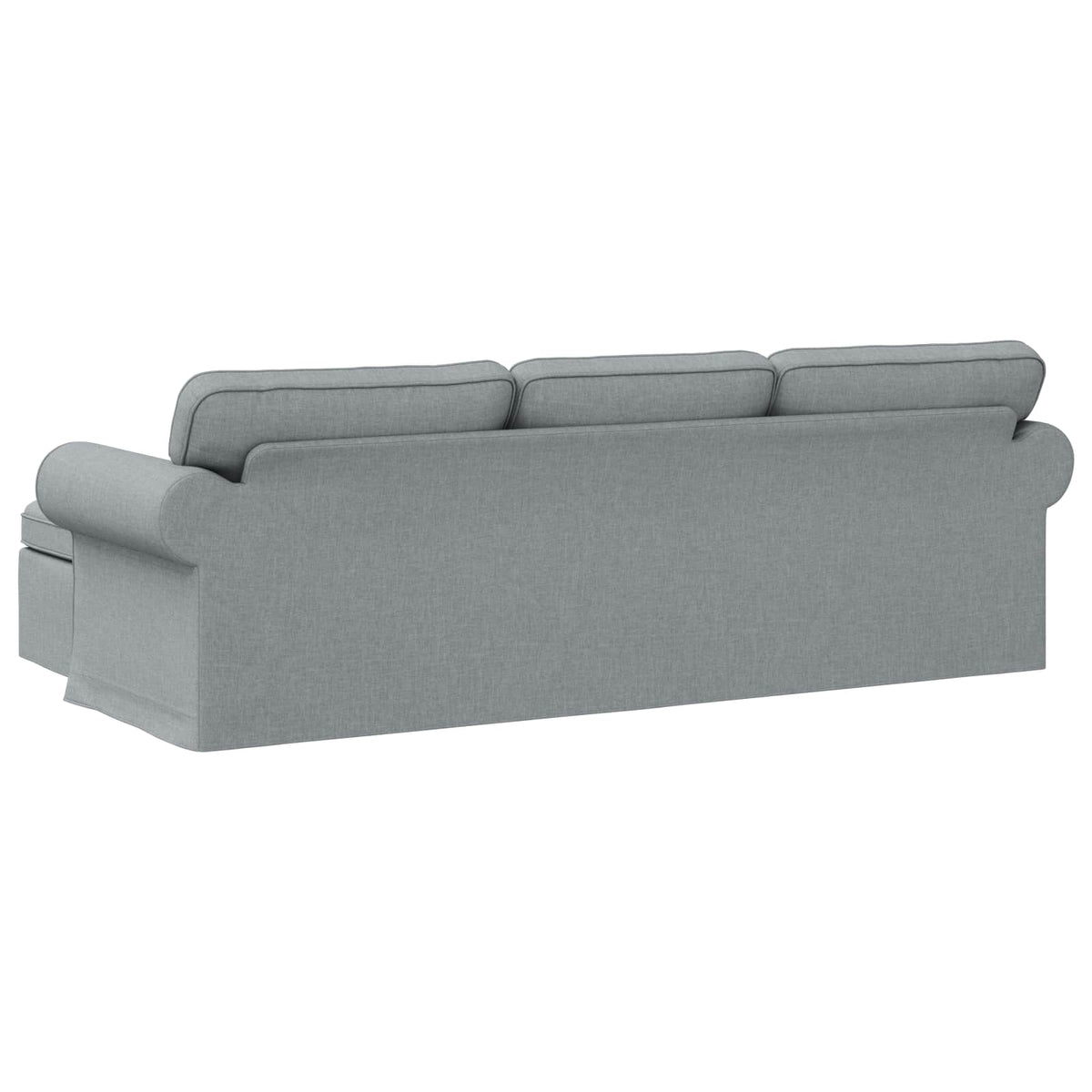 Canapé Gris clair 245 x 138 x 80 cm tissu