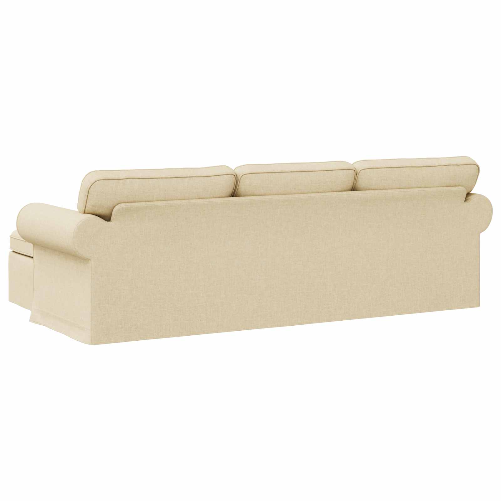 Canapé Crème 245 x 138 x 80 cm tissu - XIOS