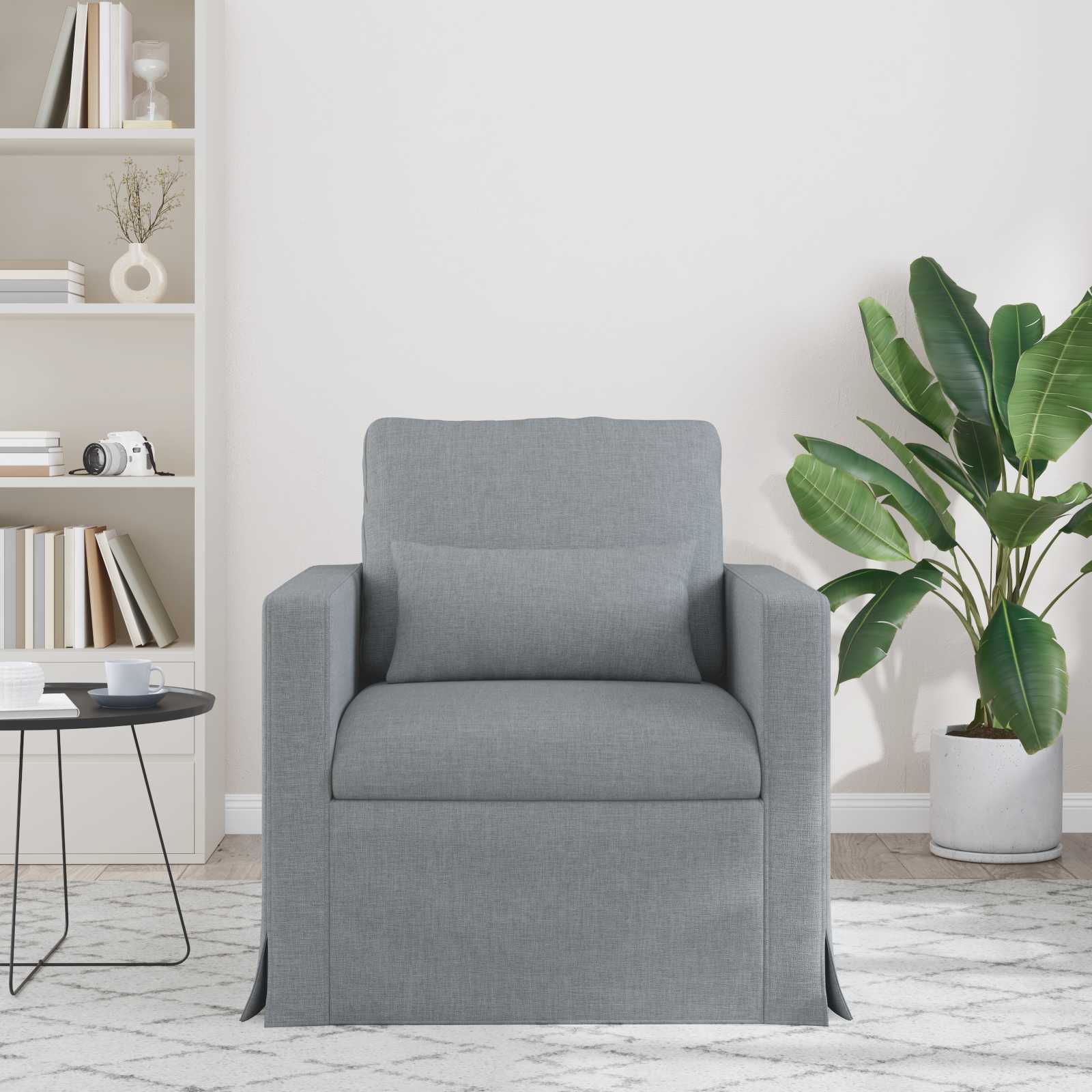 Canapé 60cm Gris clair Métал - XIOS