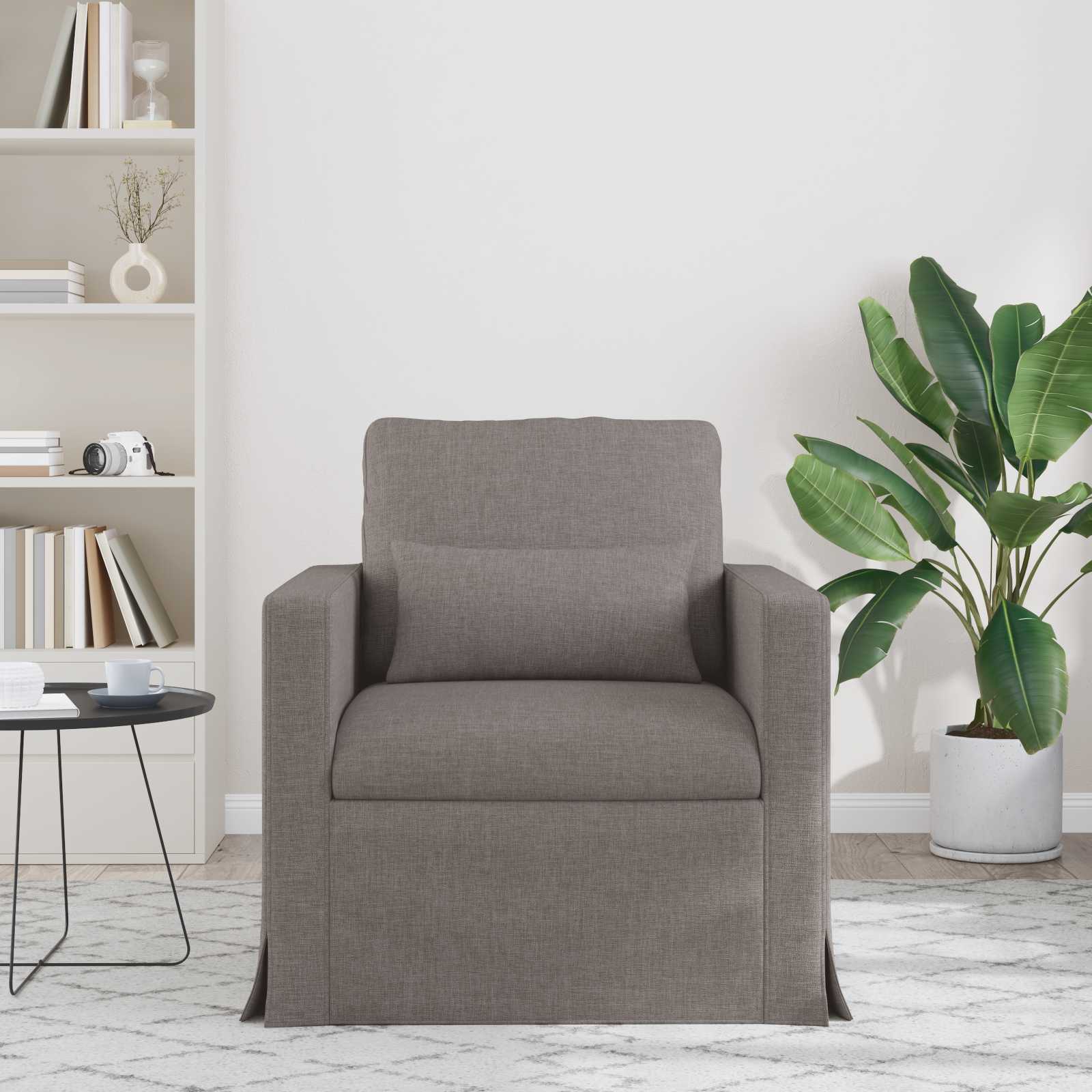 Canapé 60cm Taupe Métал - XIOS