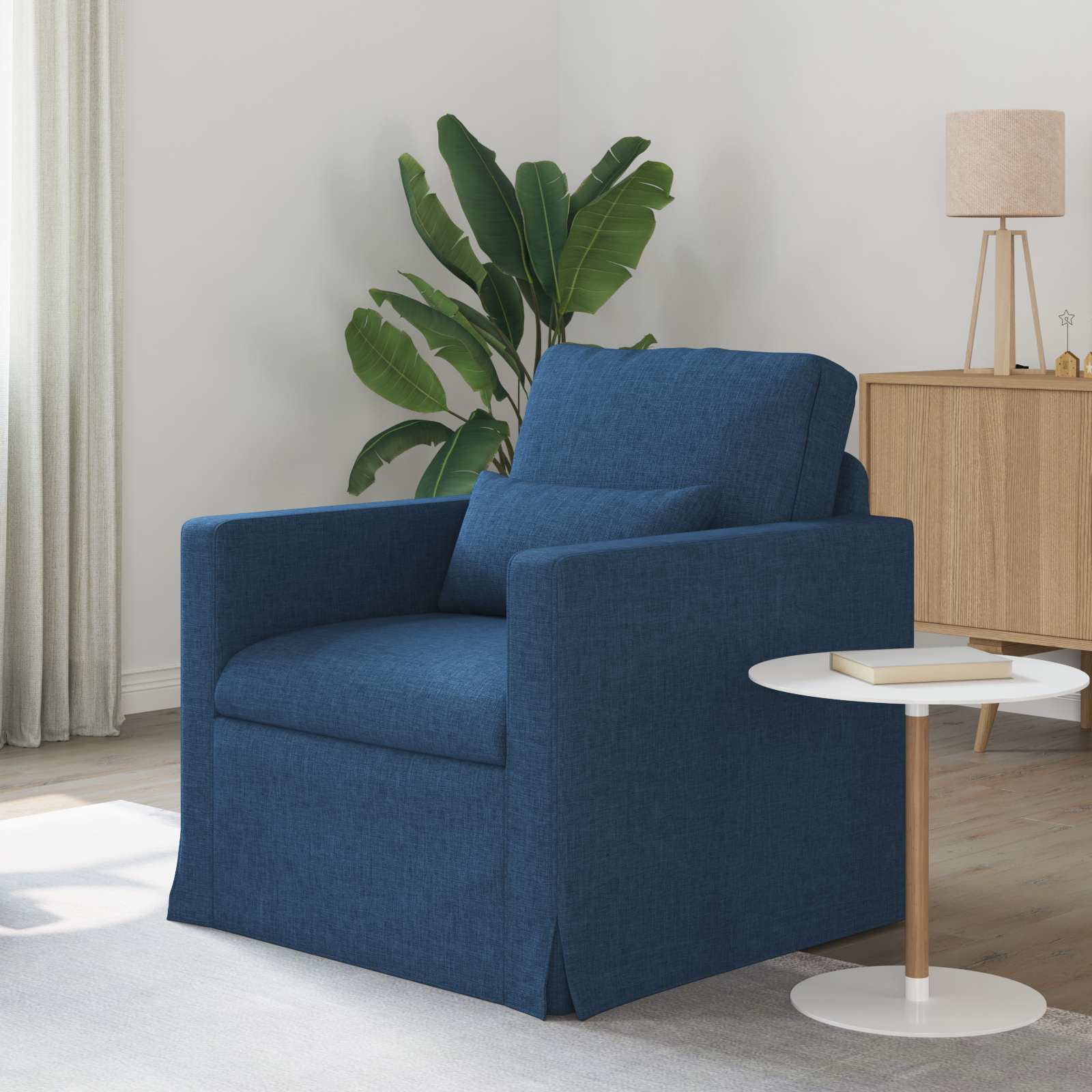 Canapé 180cm Bleu Métал - XIOS