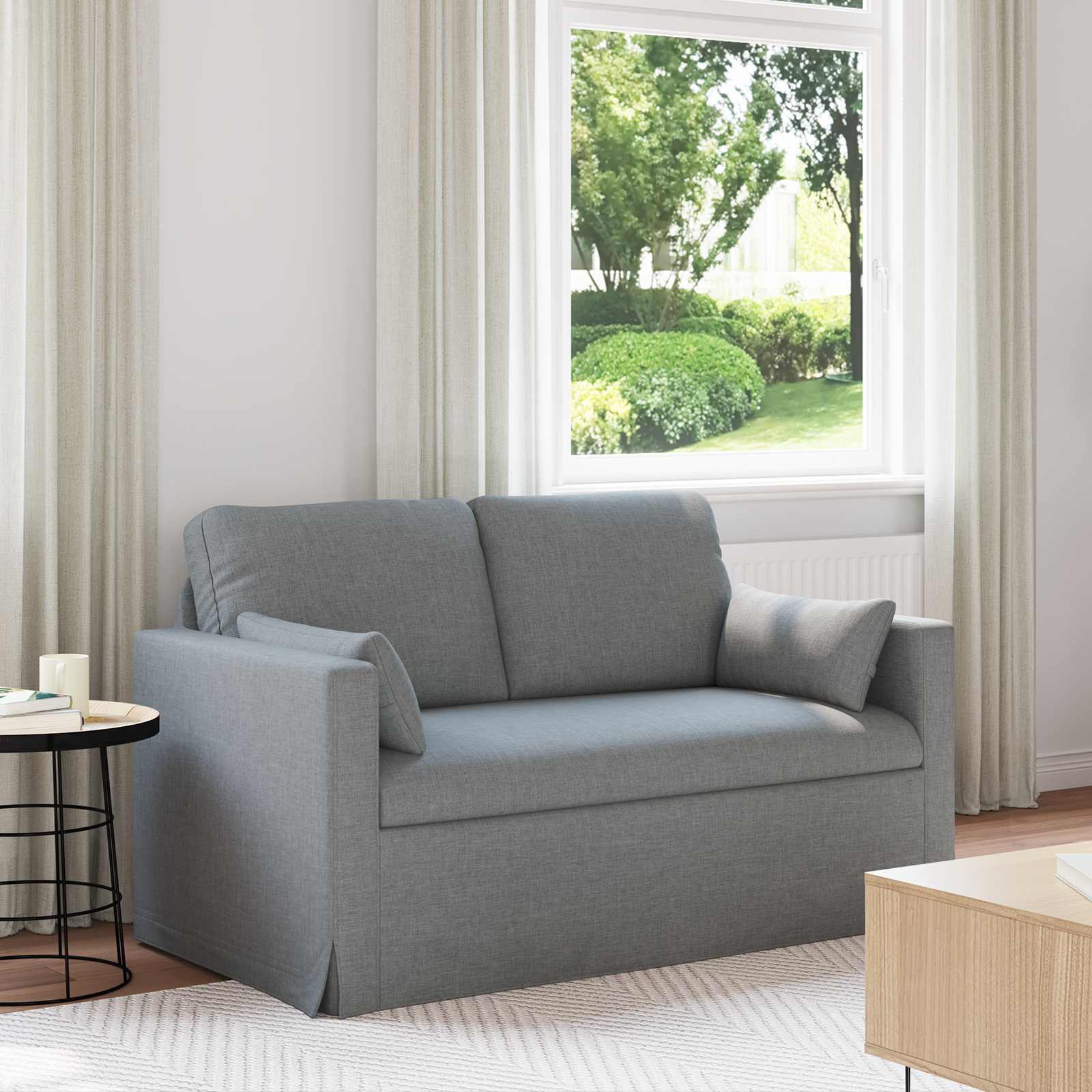 Canapé 120cm Gris clair Métал - XIOS