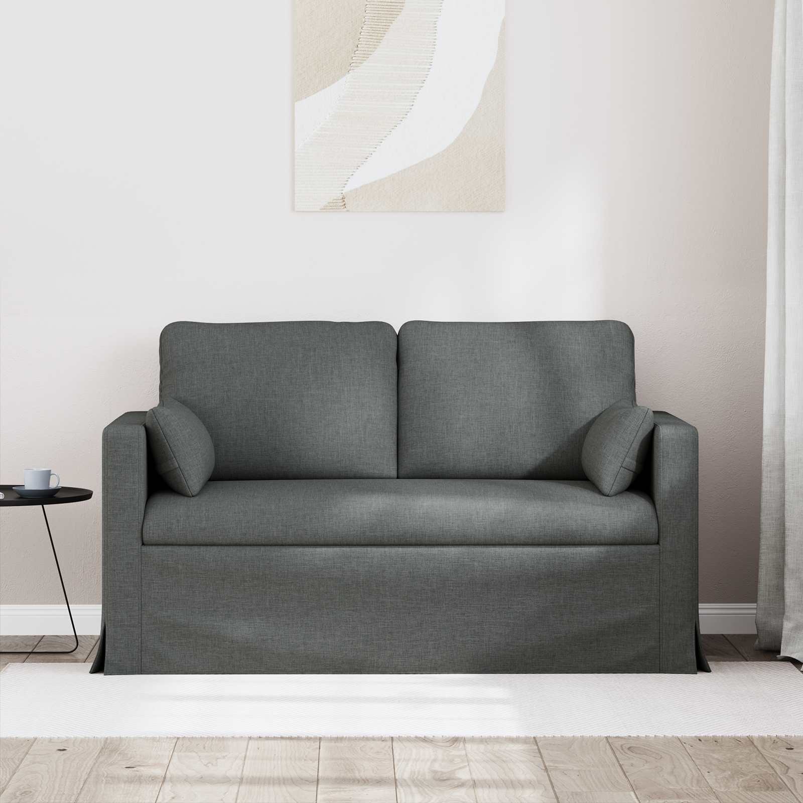 Canapé 120cm Gris foncé Métал - XIOS