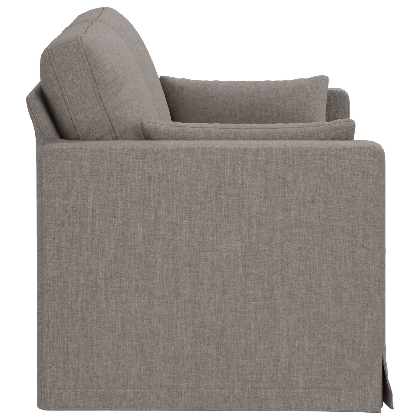 Canapé 120cm Taupe Métал - XIOS
