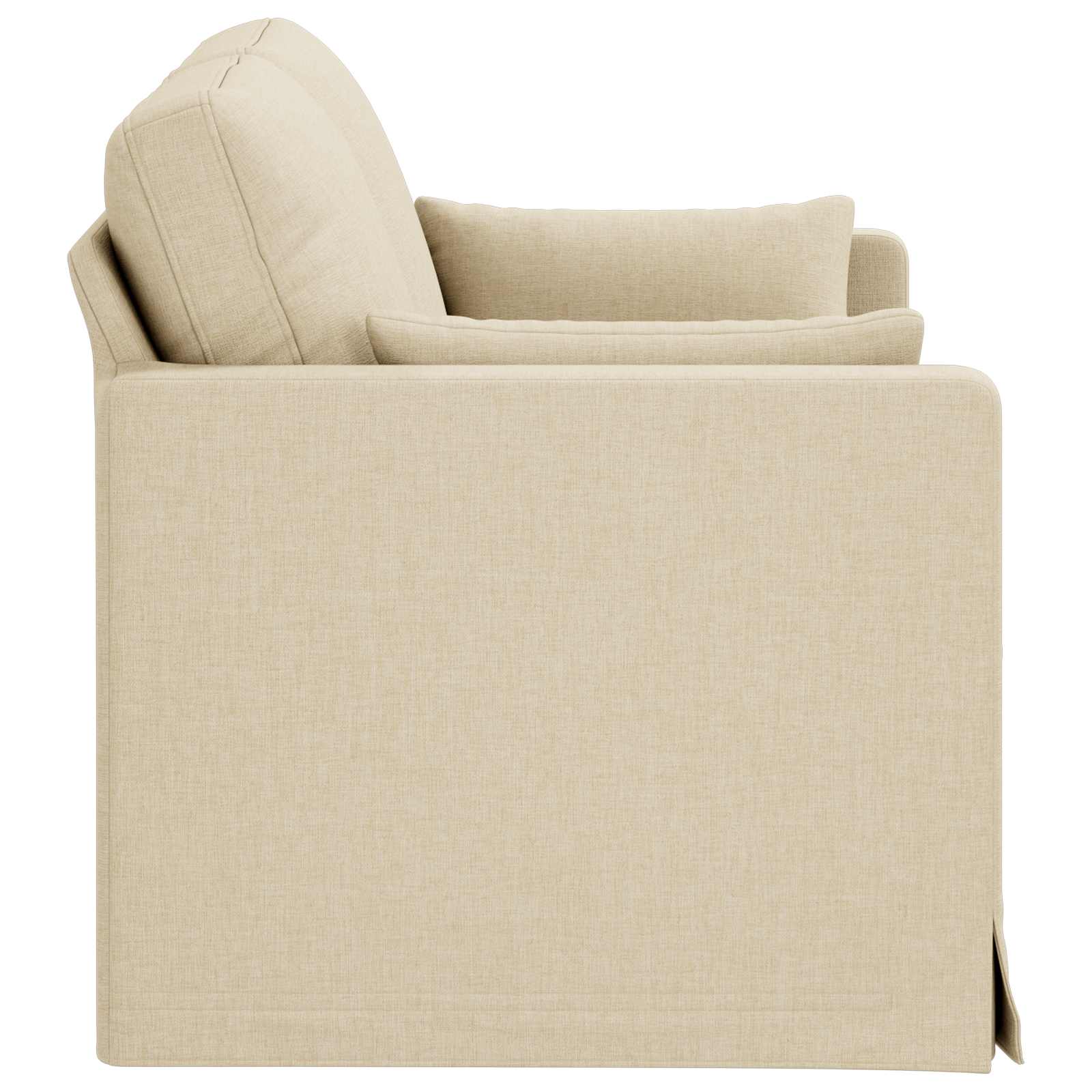 Canapé Crème 139 x 78 x 80 cm tissu