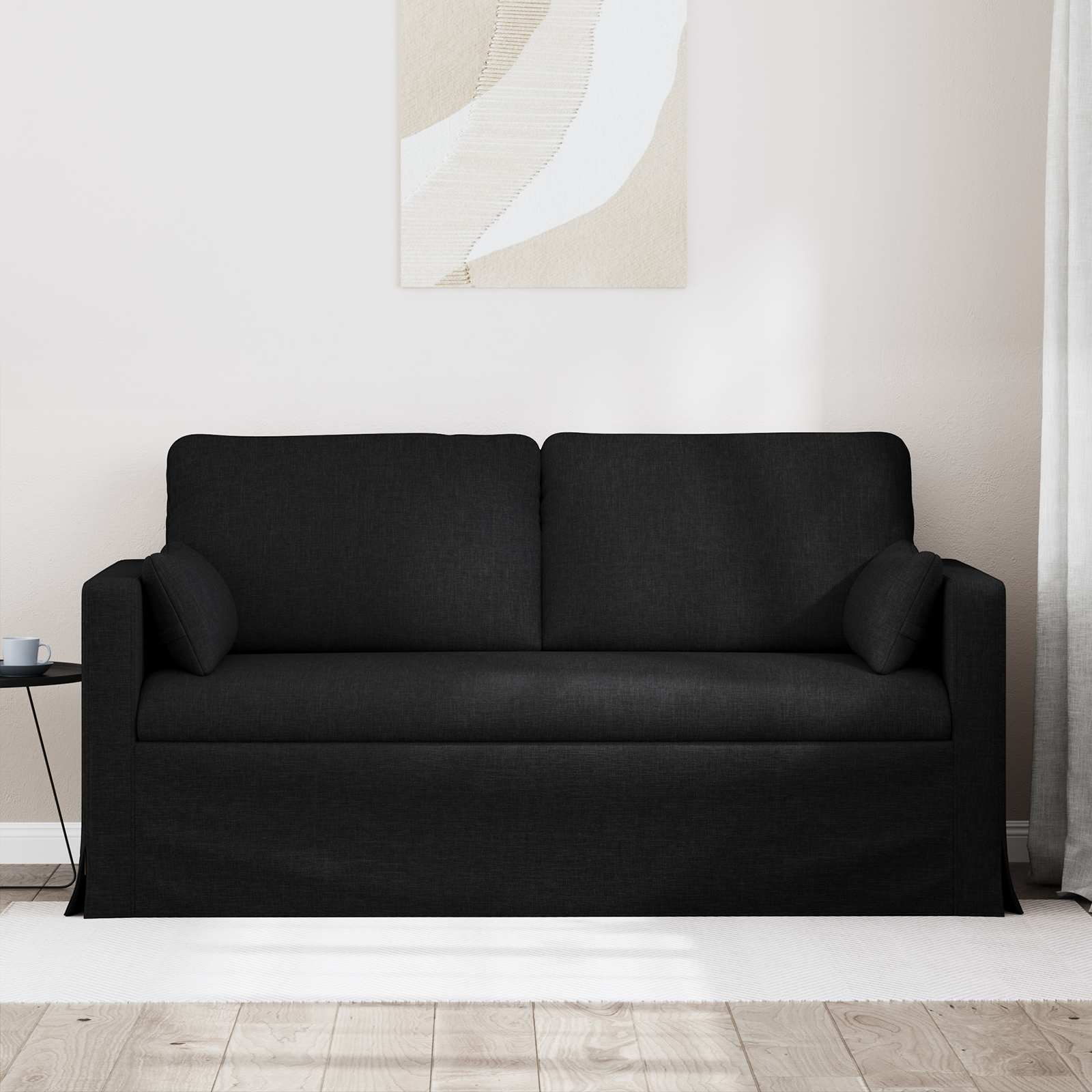 Canapé 140cm Noir Métал - XIOS