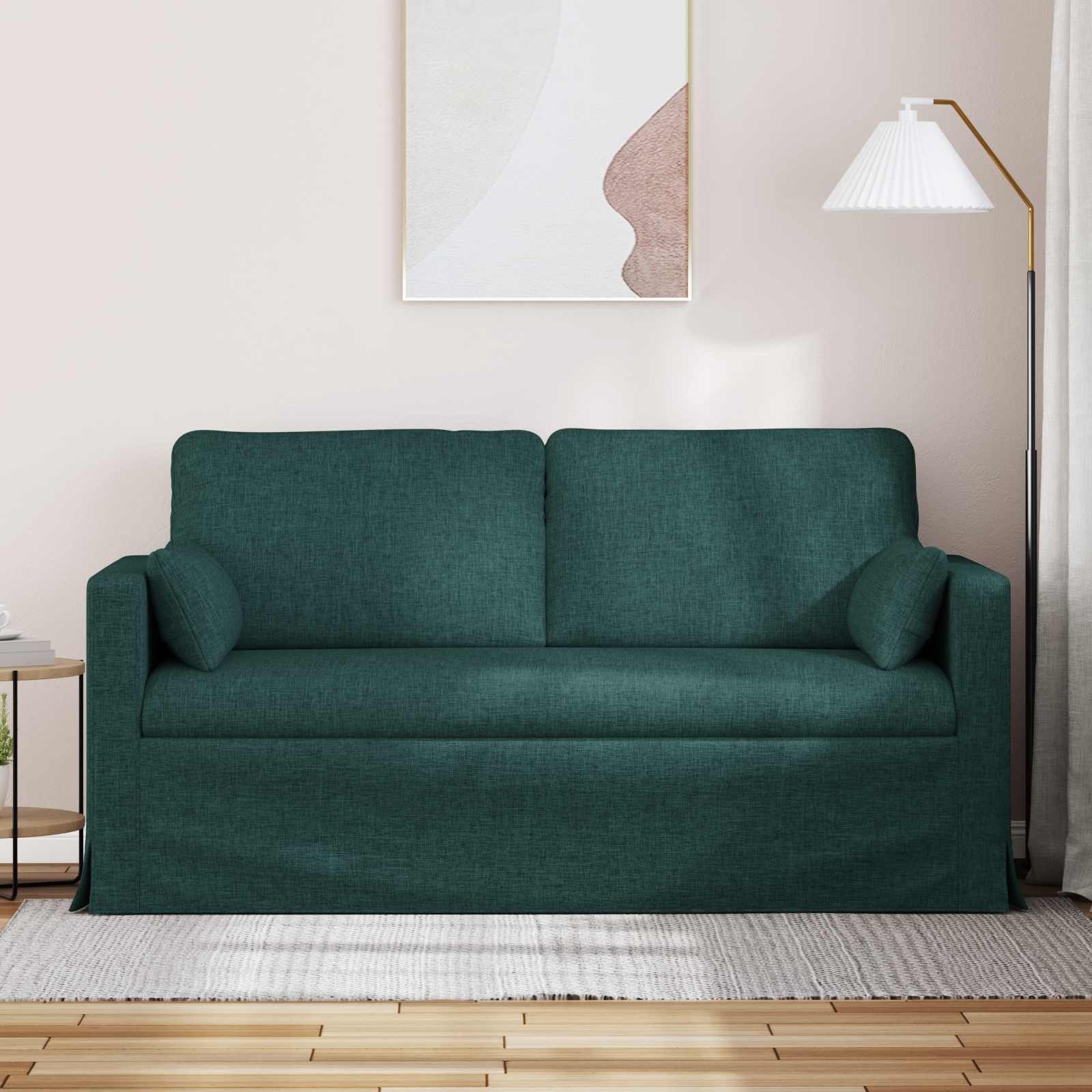 Canapé 140cm Vert foncé Métал - XIOS