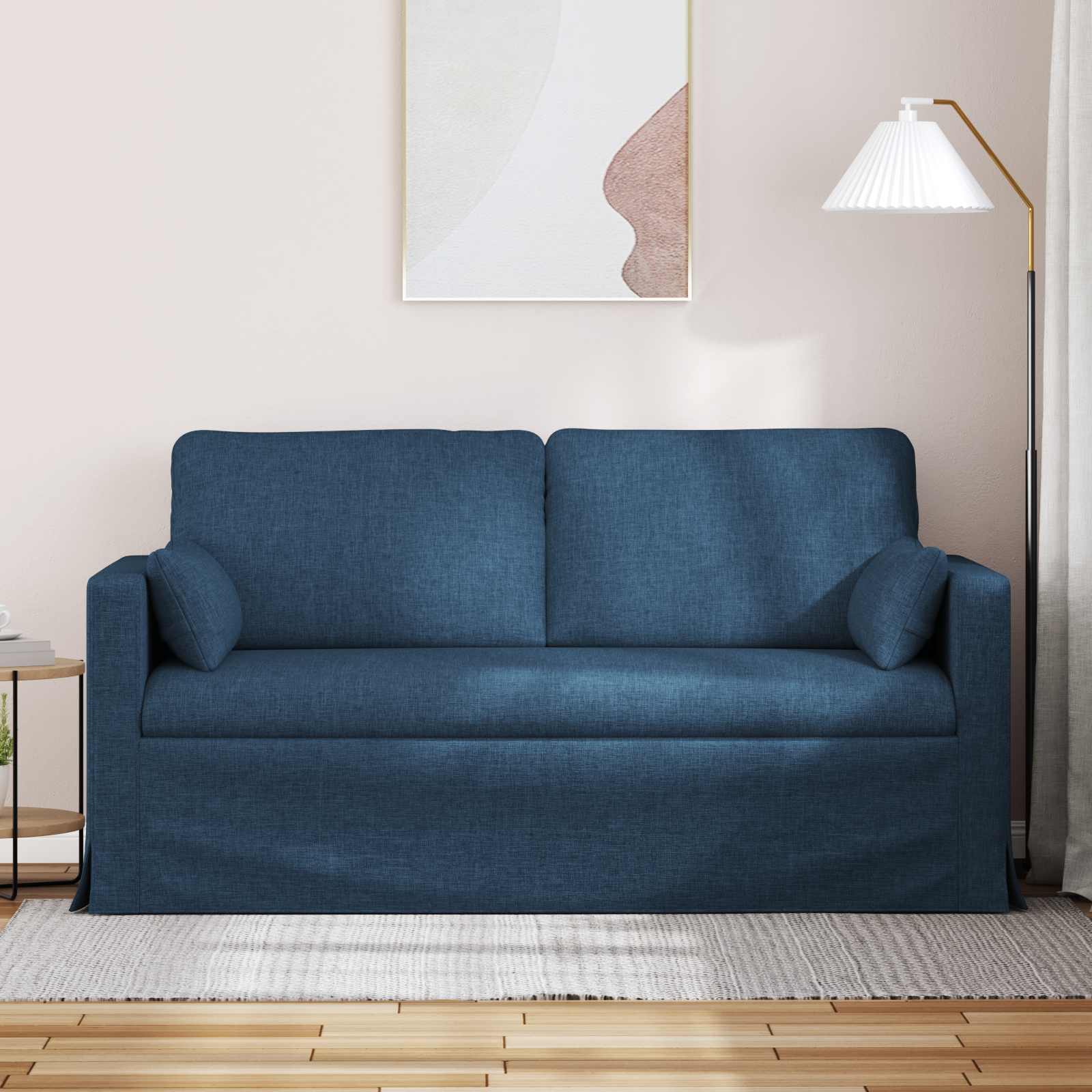 Canapé 140cm Bleu Métал - XIOS