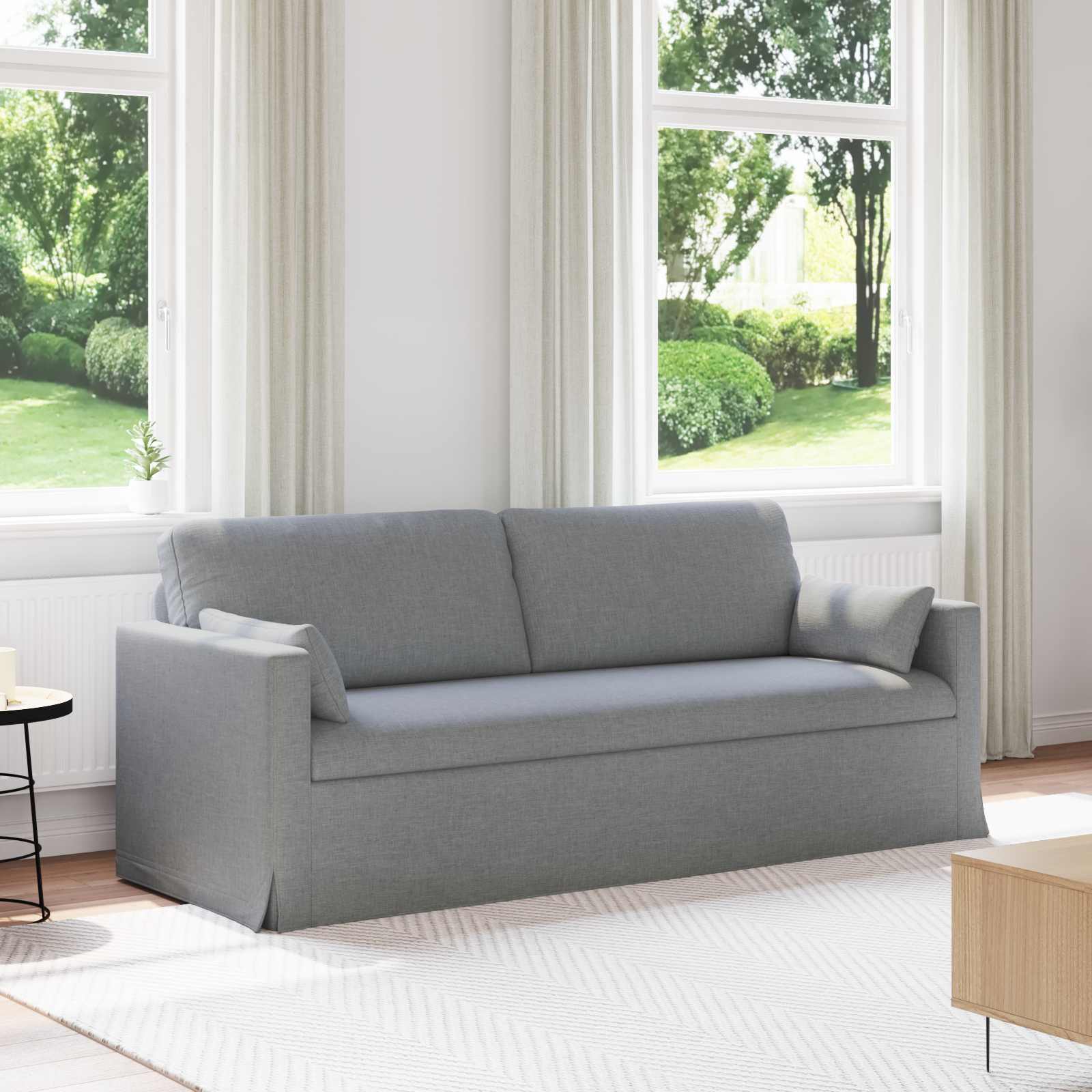Canapé 180cm Gris clair Métал - XIOS