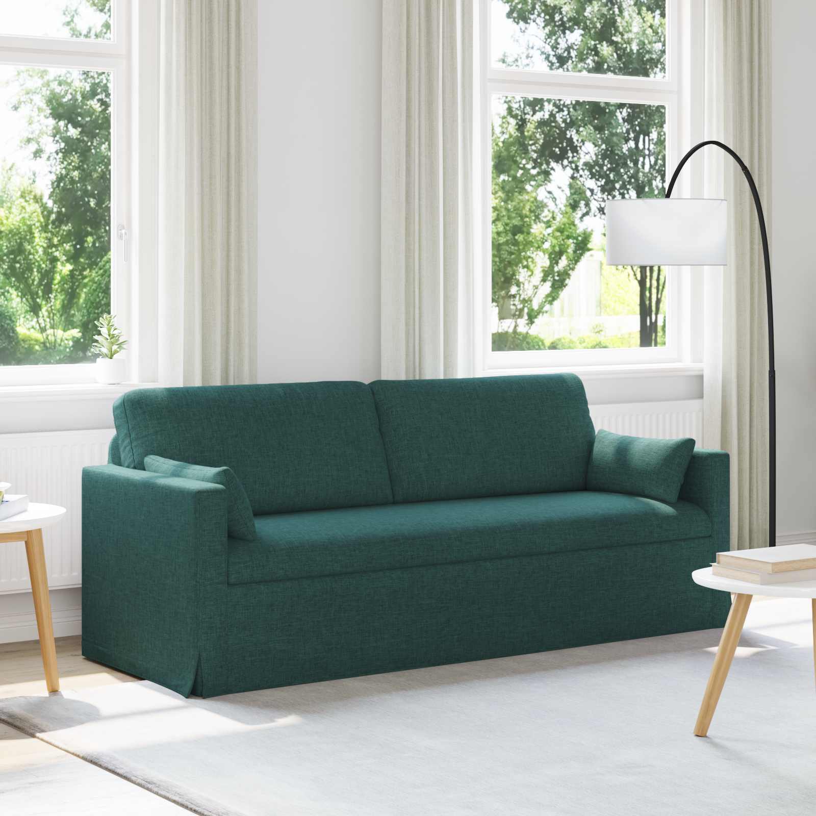 Canapé 180cm Vert foncé Métал - XIOS