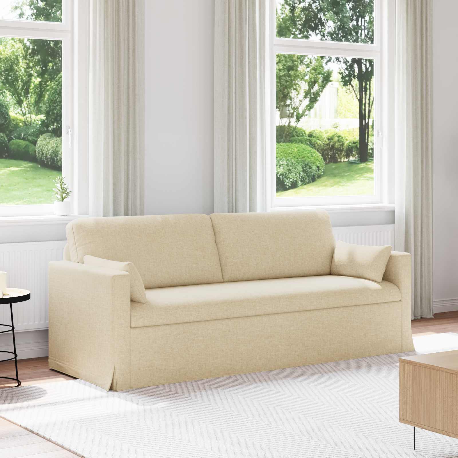 Canapé 180cm Crème Métал - XIOS