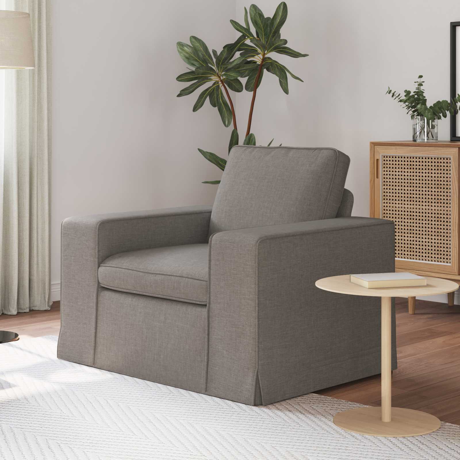 Canapé 60cm Taupe Métал - XIOS