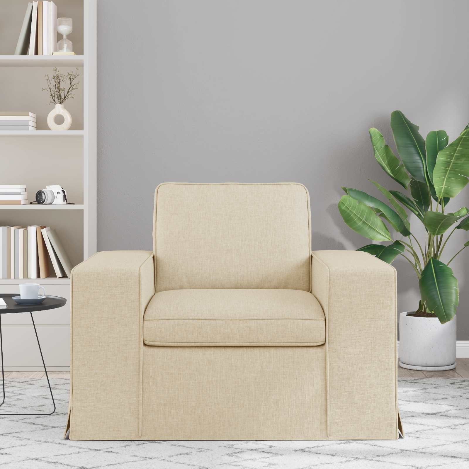 Canapé 60cm Crème Métал - XIOS