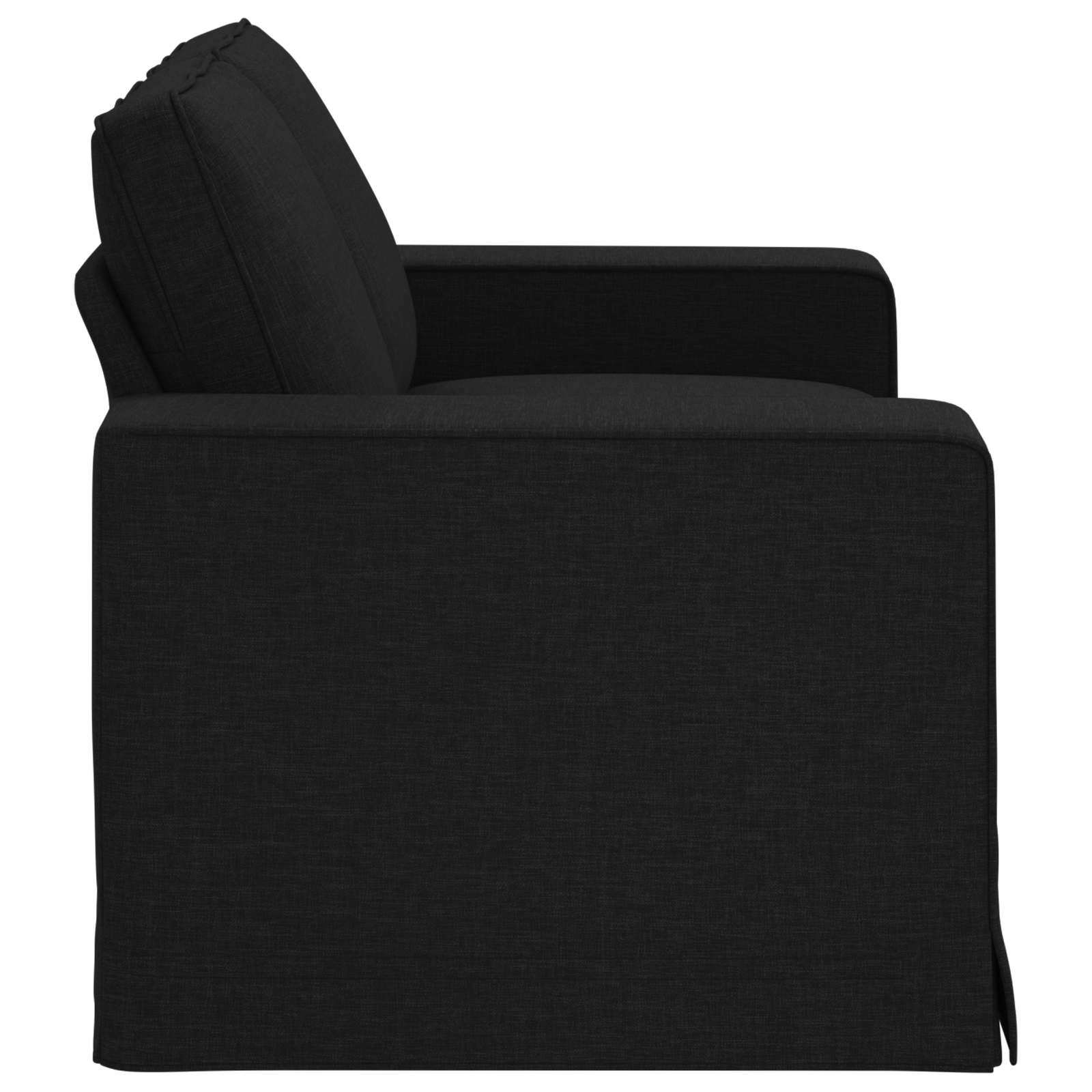 Canapé 120cm Noir Métал - XIOS