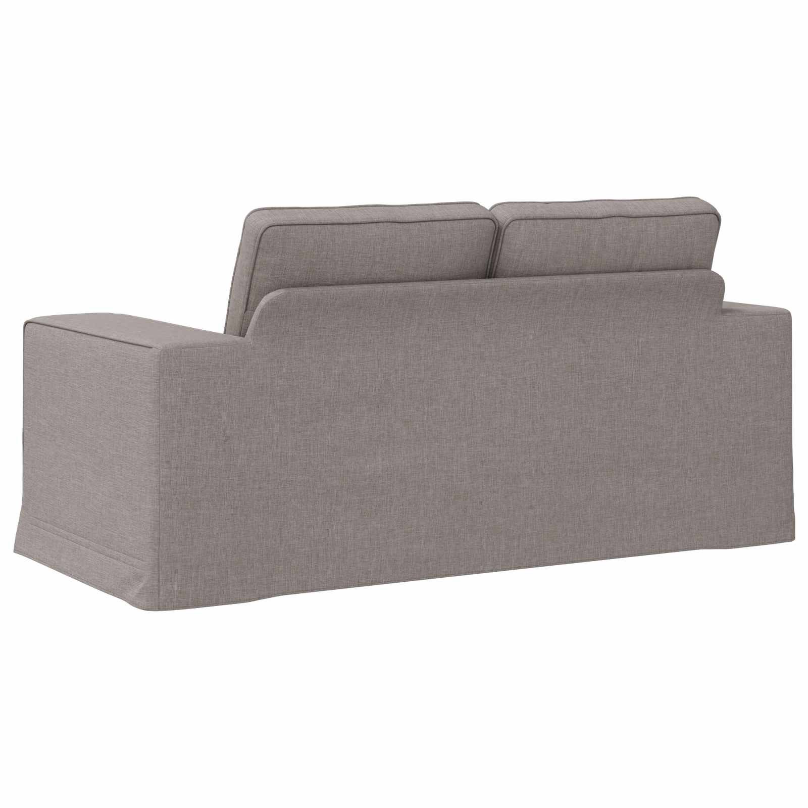 Canapé 120cm Taupe Métал - XIOS