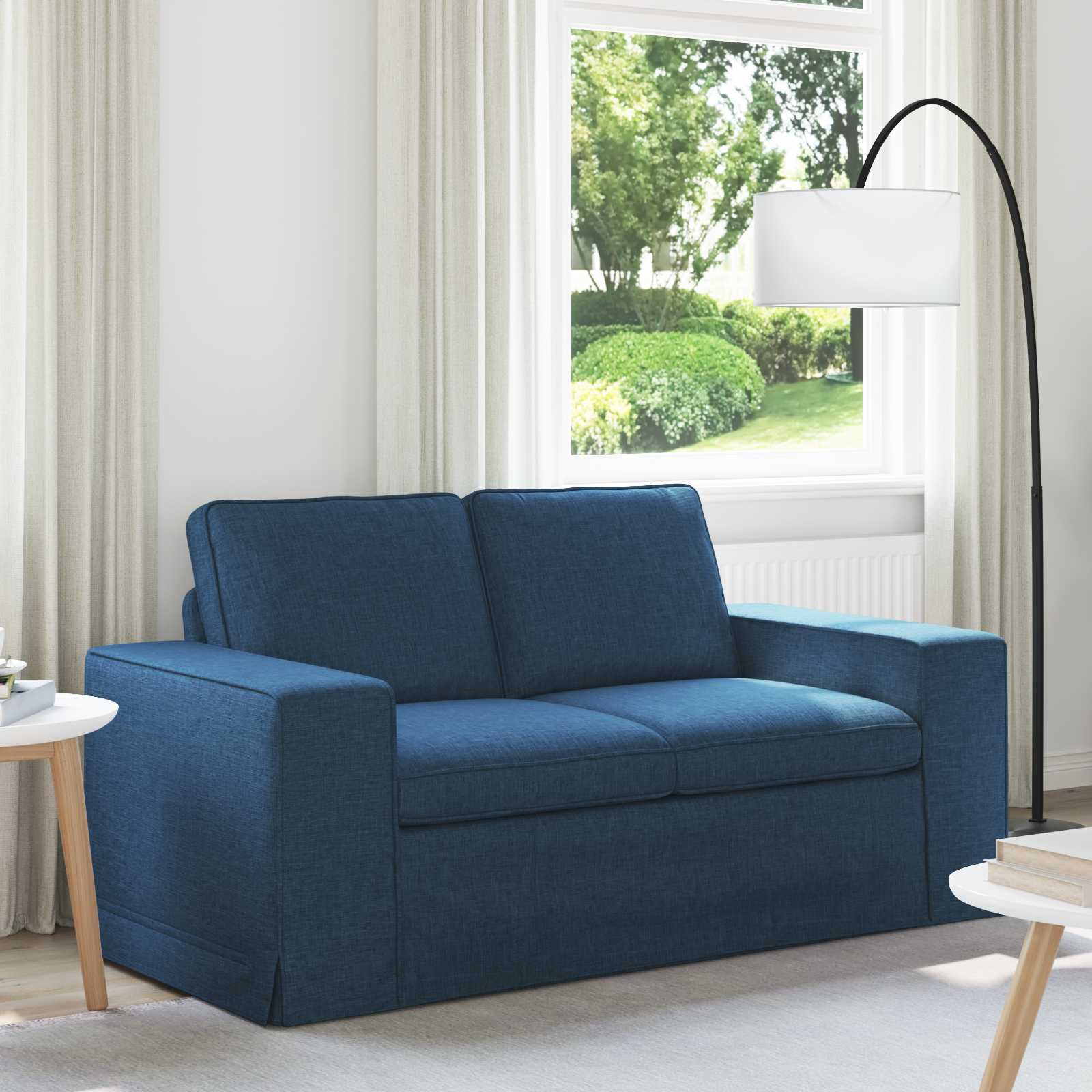 Canapé 120cm Bleu Métал - XIOS