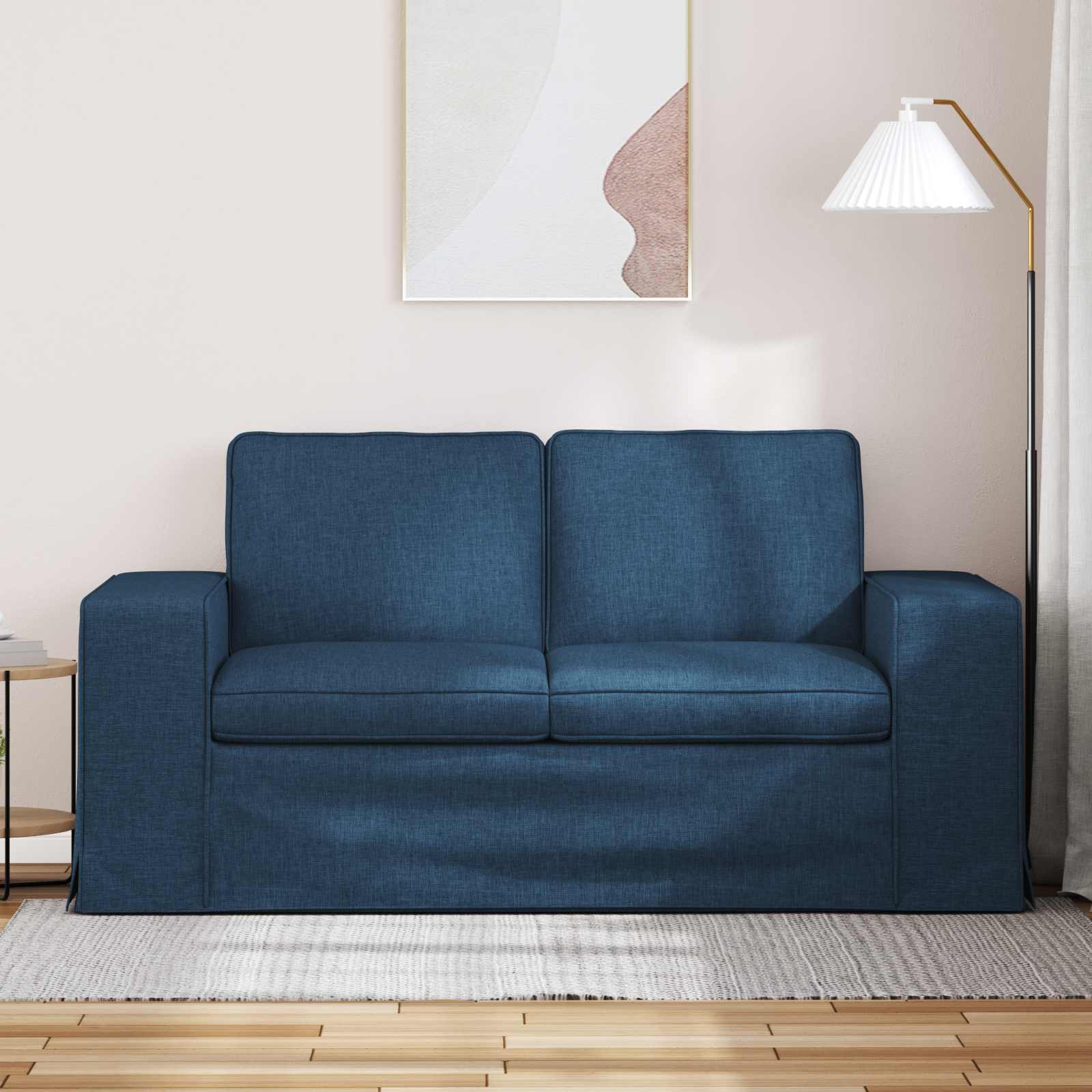 Canapé 120cm Bleu Métал - XIOS