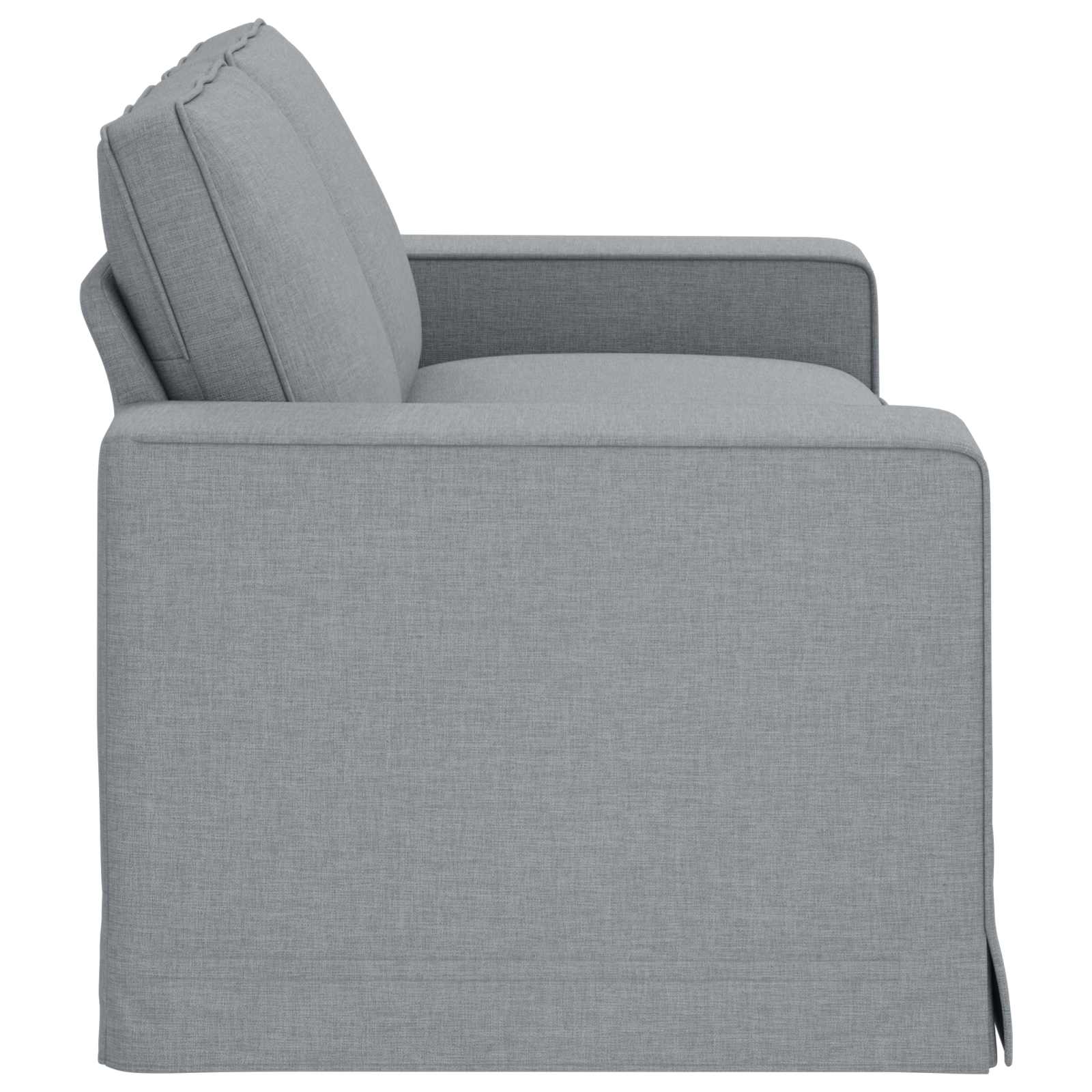 Canapé 140cm Gris clair Métал - XIOS