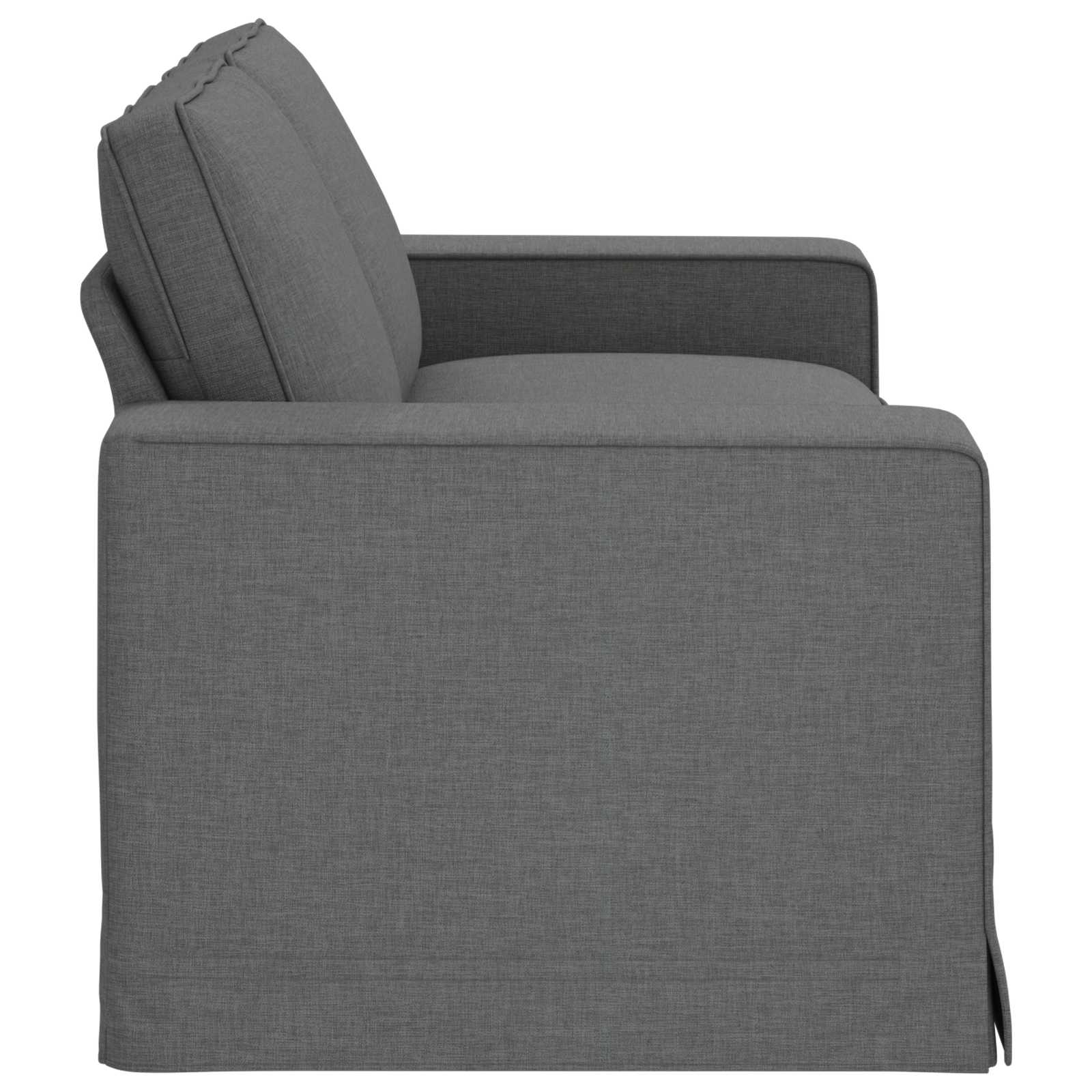 Canapé 140cm Gris foncé Métал - XIOS