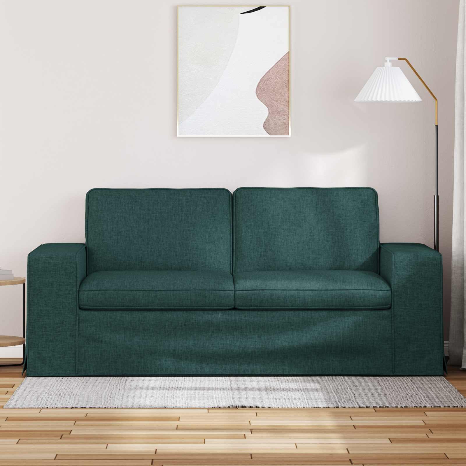 Canapé 140cm Vert foncé Métал - XIOS