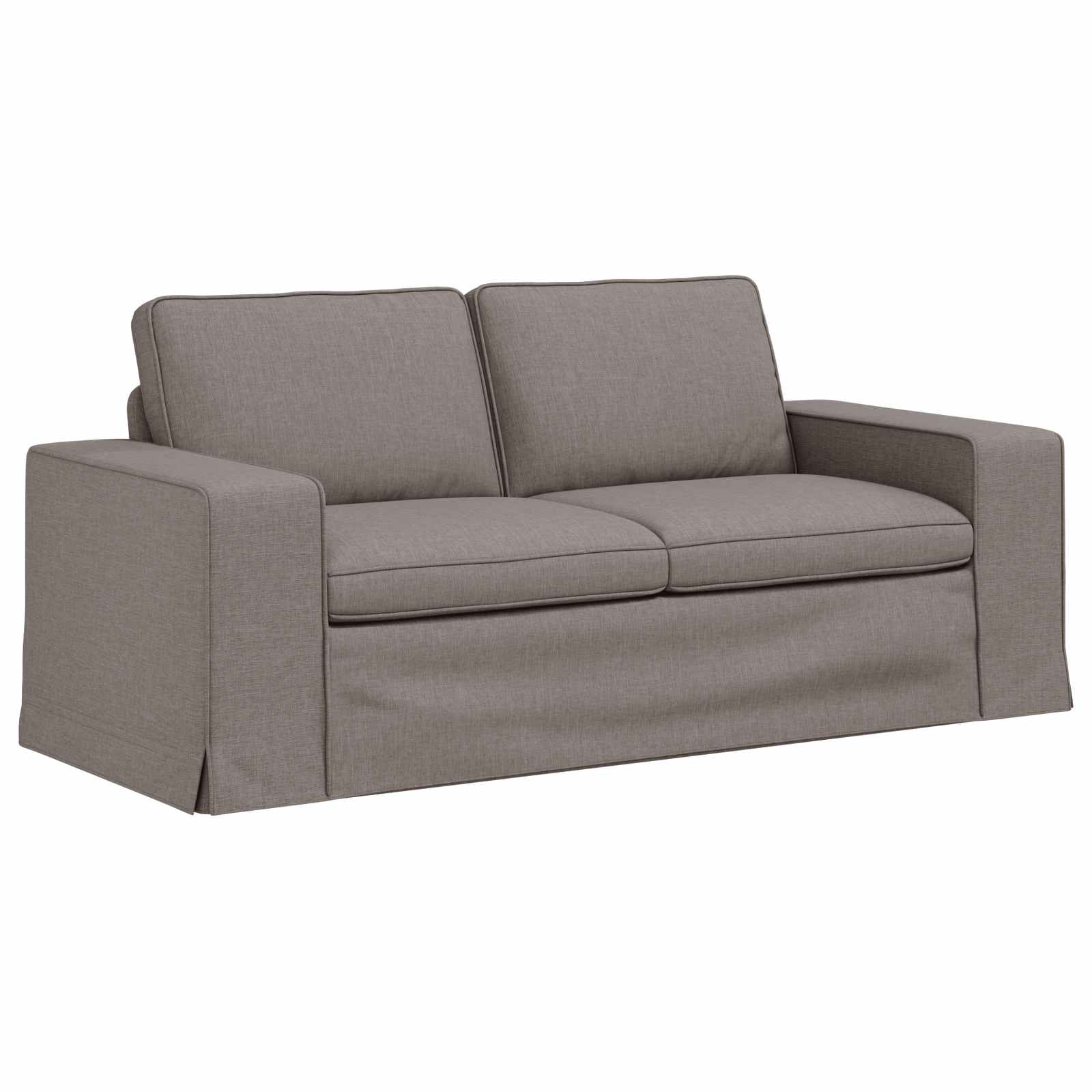 Canapé 140cm Taupe Métал - XIOS