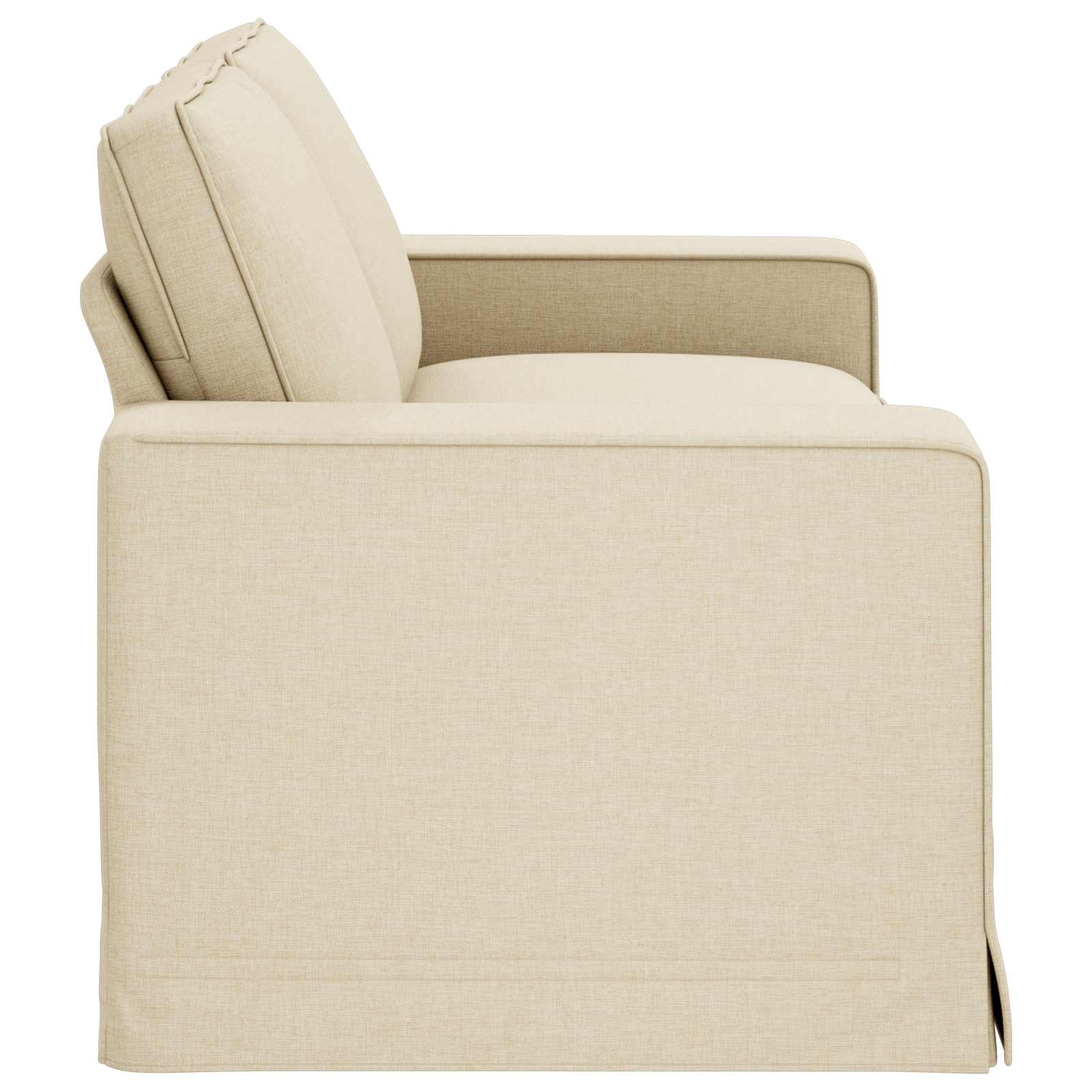 Canapé 140cm Crème Métал - XIOS