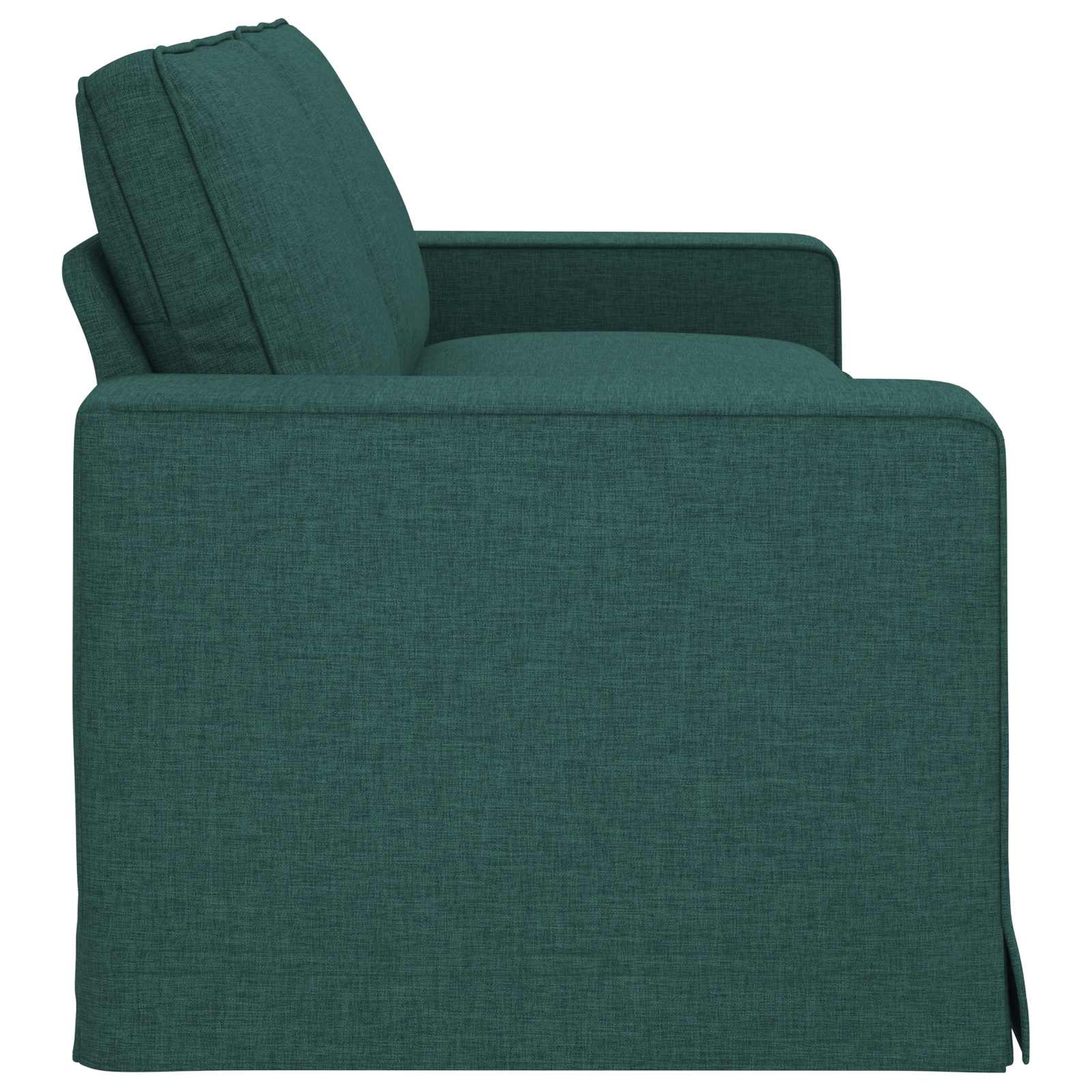 Canapé Vert foncé 222 x 80 x 82 cm tissu