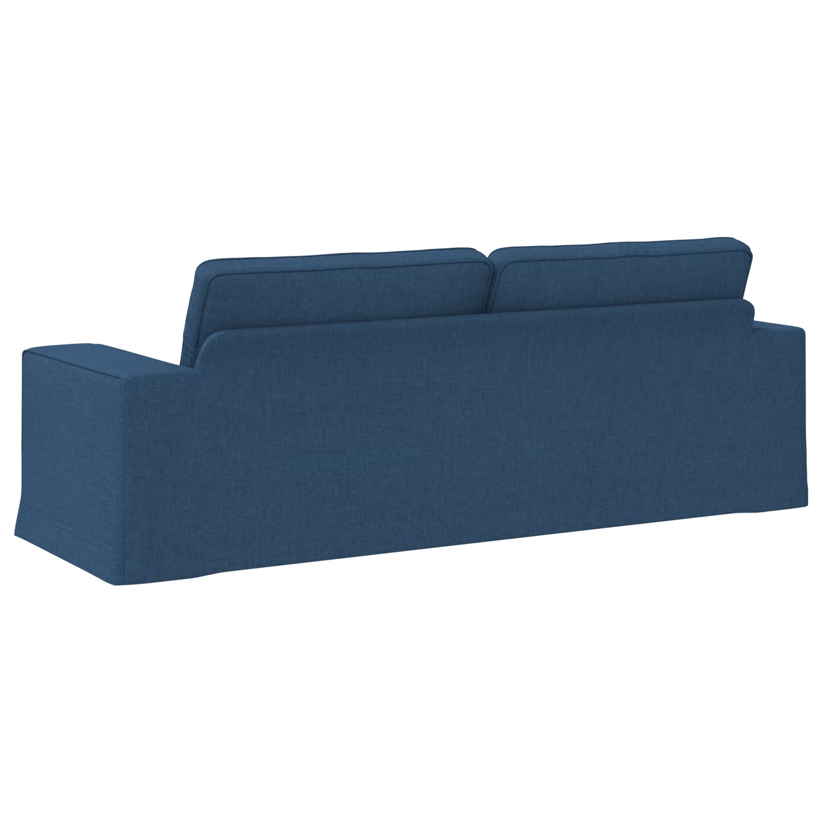 Canapé Bleu 222 x 80 x 82 cm tissu