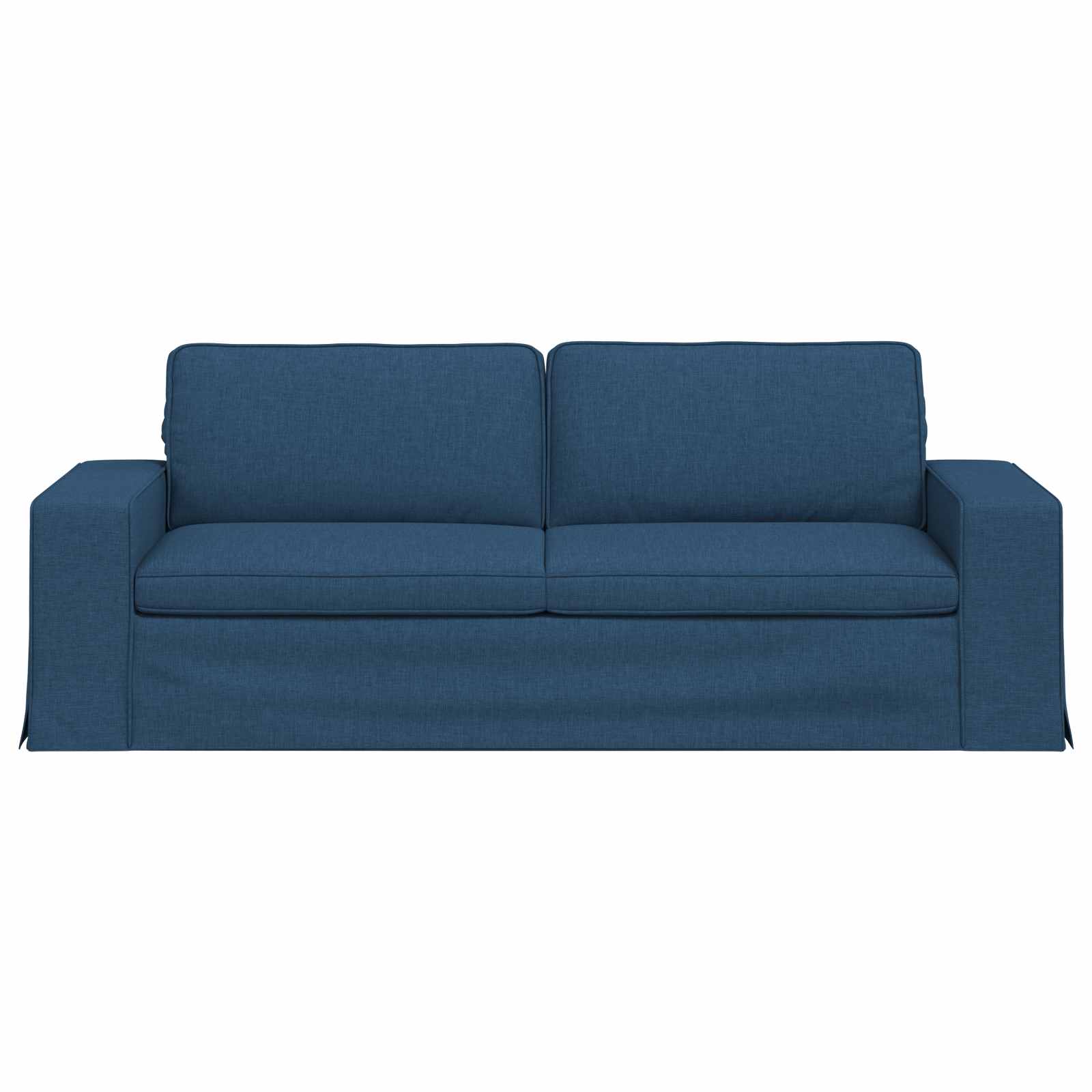 Canapé Bleu 222 x 80 x 82 cm tissu