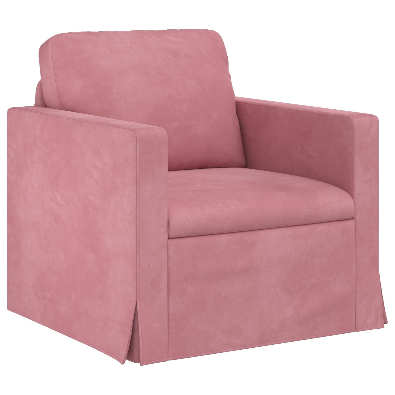 Canapé Rose 78 x 78 x 80 cm Velours - XIOS