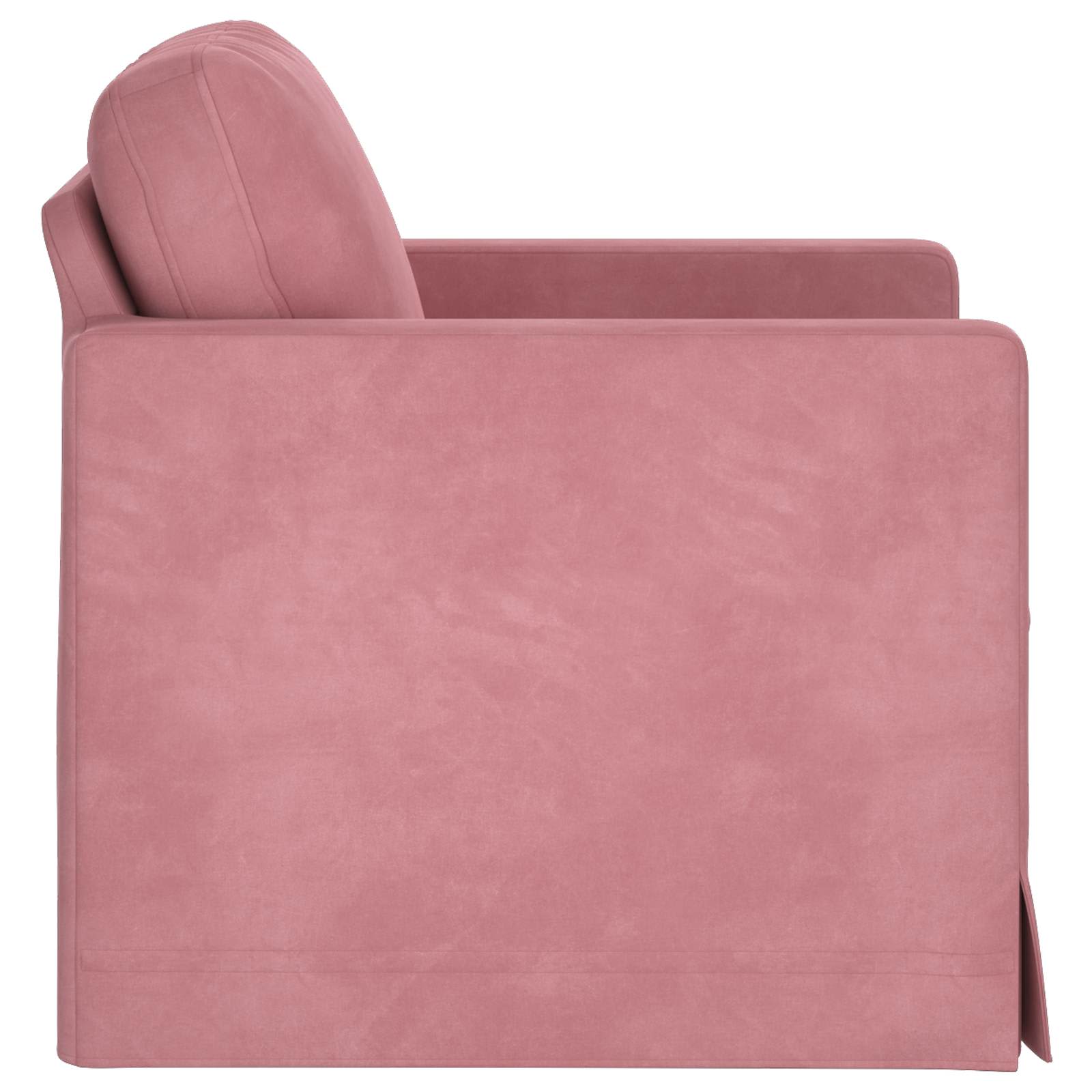 Canapé Rose 78 x 78 x 80 cm Velours - XIOS