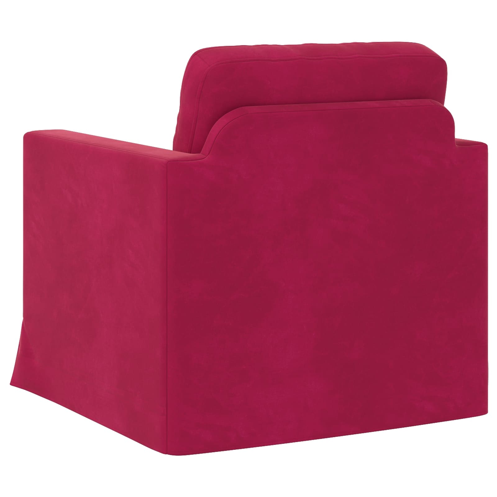 Canapé Bordeaux 78 x 78 x 80 cm Velours - XIOS