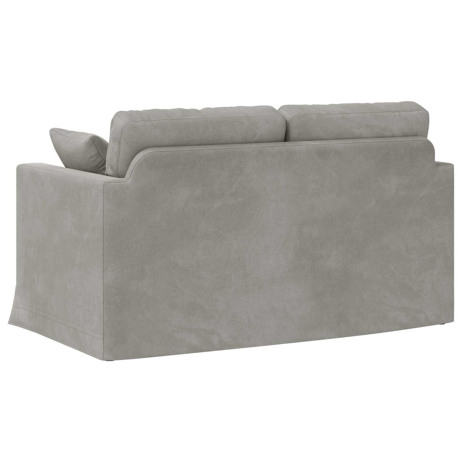 Canapé Gris clair 138 x 78 x 80 cm Velours - XIOS