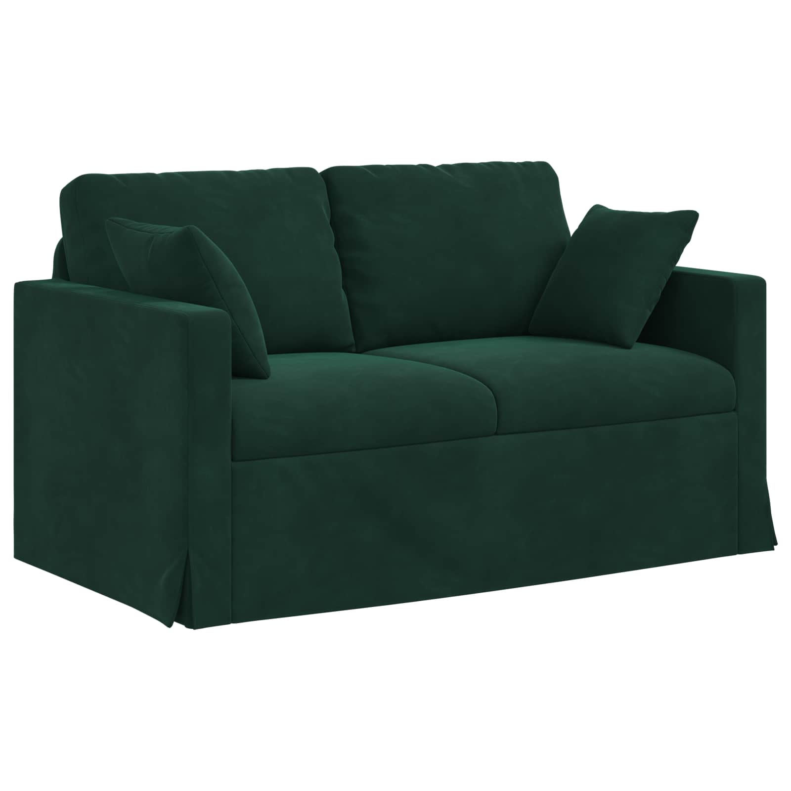 Canapé Vert foncé 138 x 78 x 80 cm Velours - XIOS
