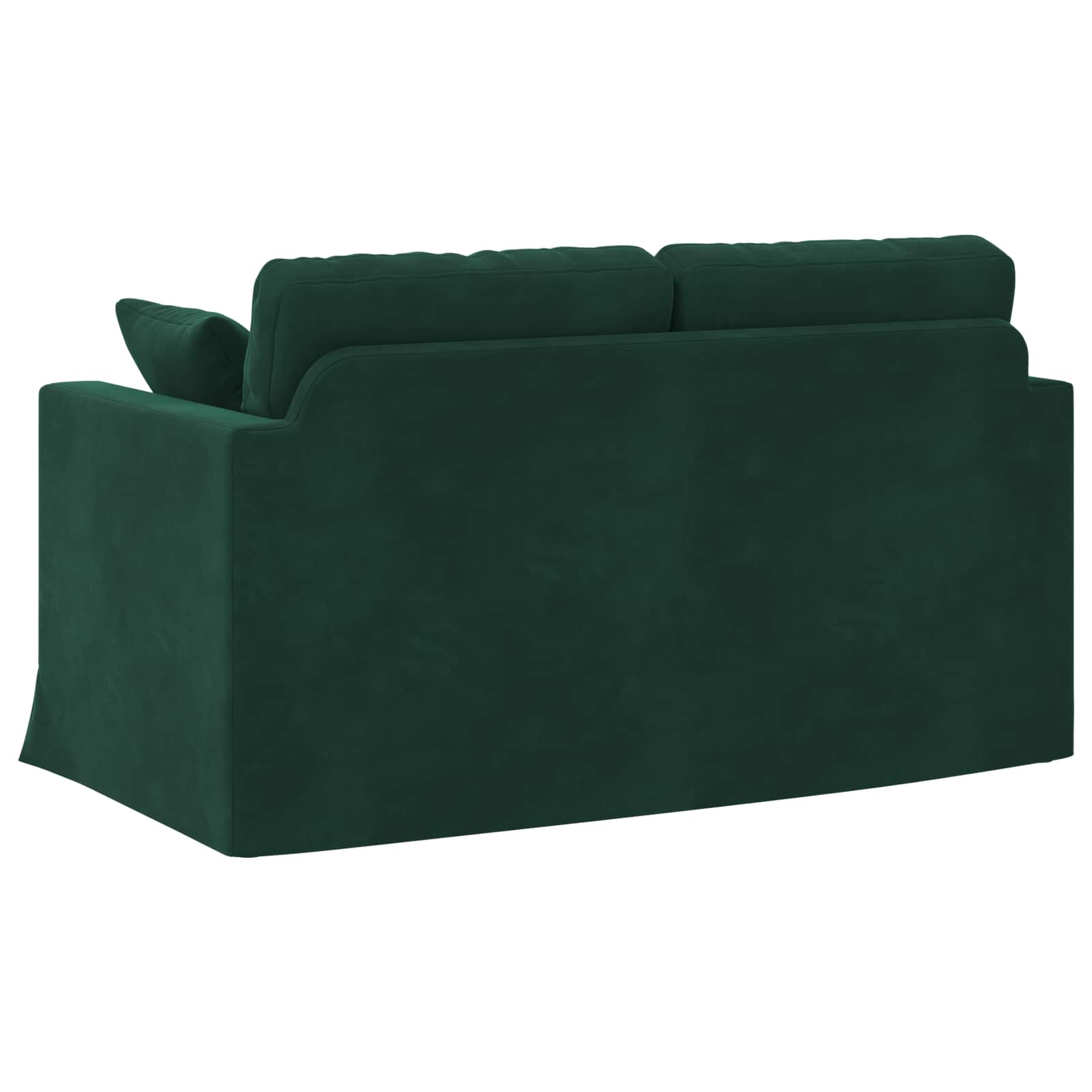 Canapé Vert foncé 138 x 78 x 80 cm Velours - XIOS
