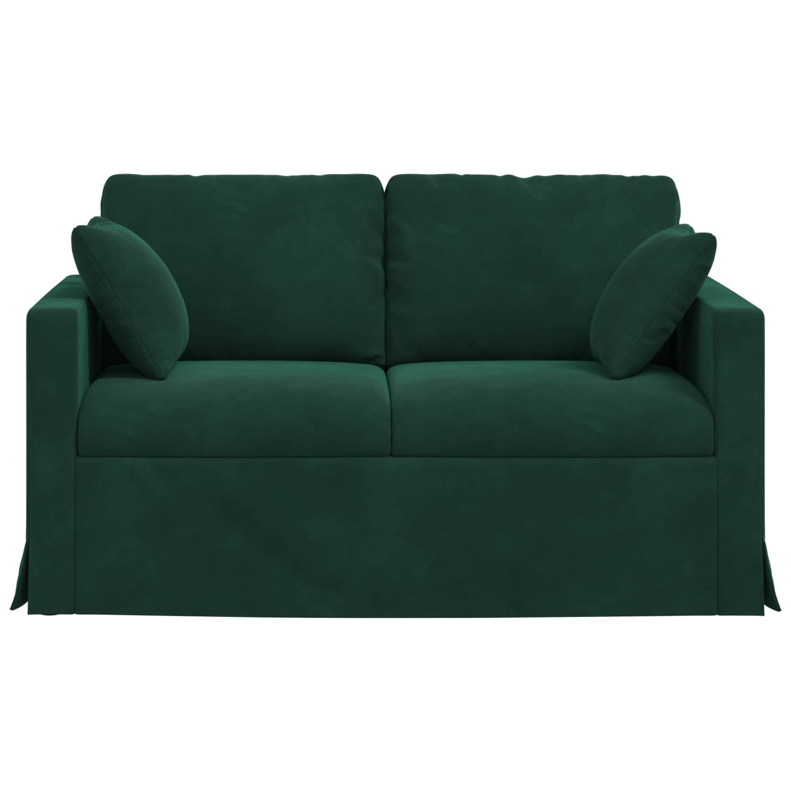 Canapé Vert foncé 138 x 78 x 80 cm Velours - XIOS
