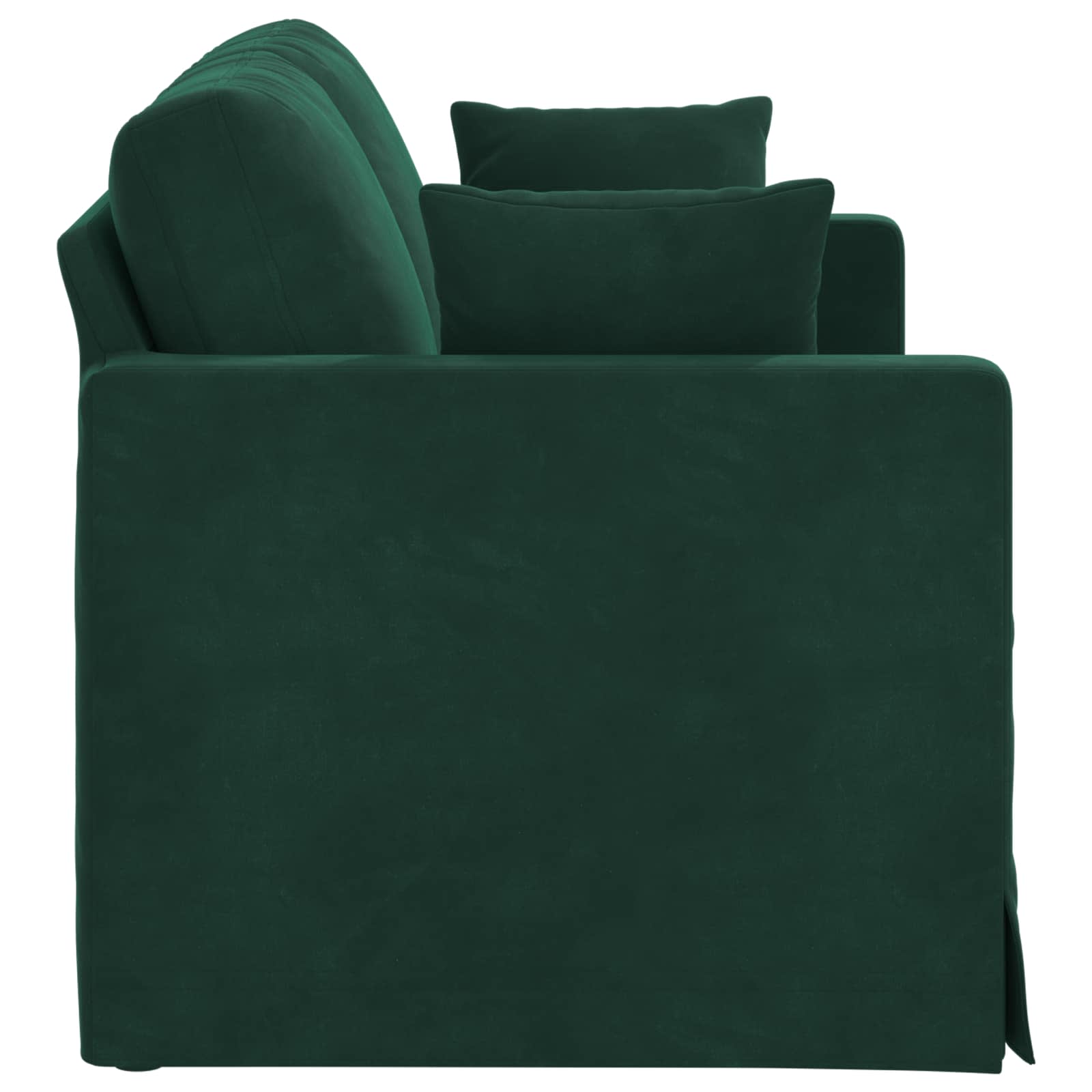Canapé Vert foncé 138 x 78 x 80 cm Velours - XIOS