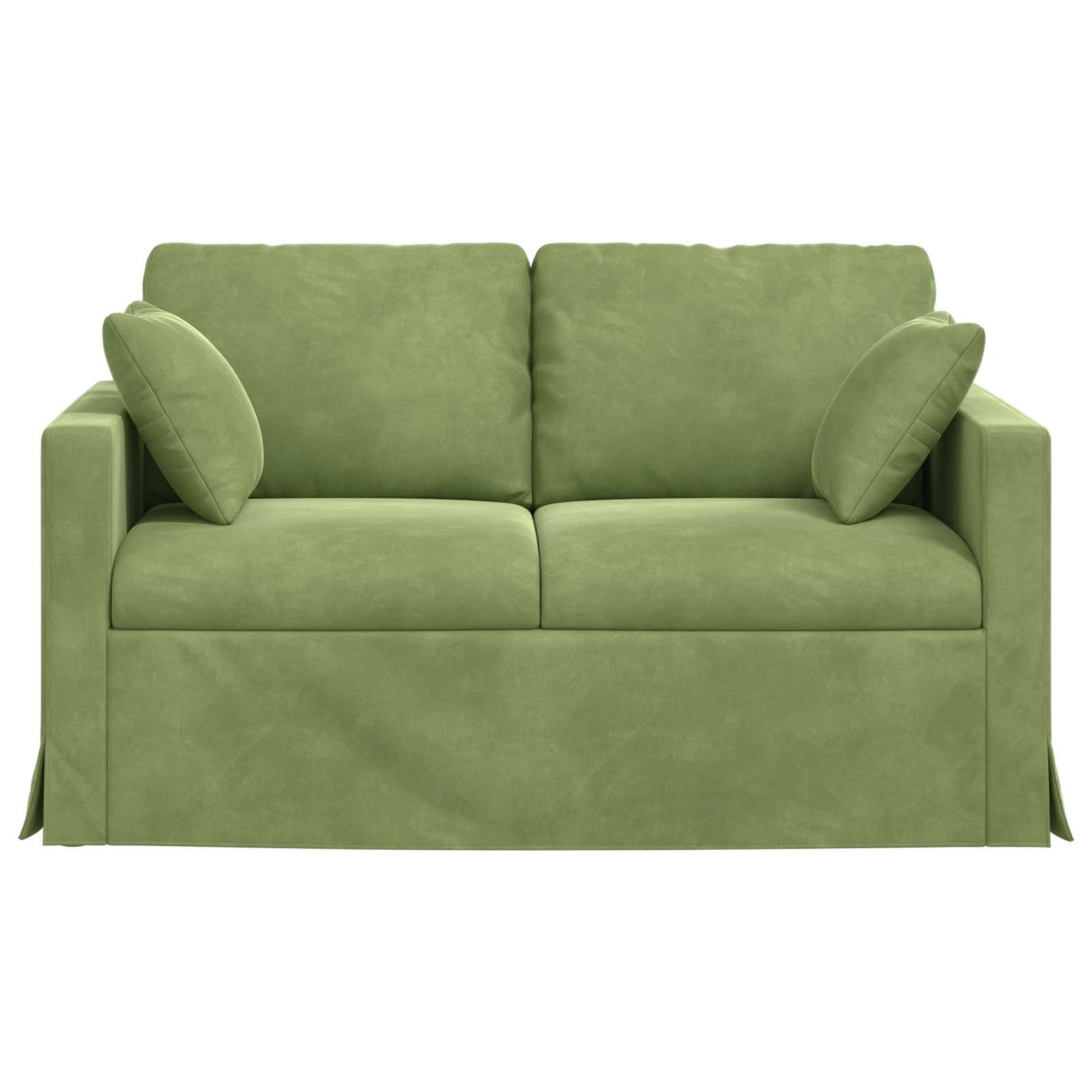 Canapé Vert clair 138 x 78 x 80 cm Velours - XIOS