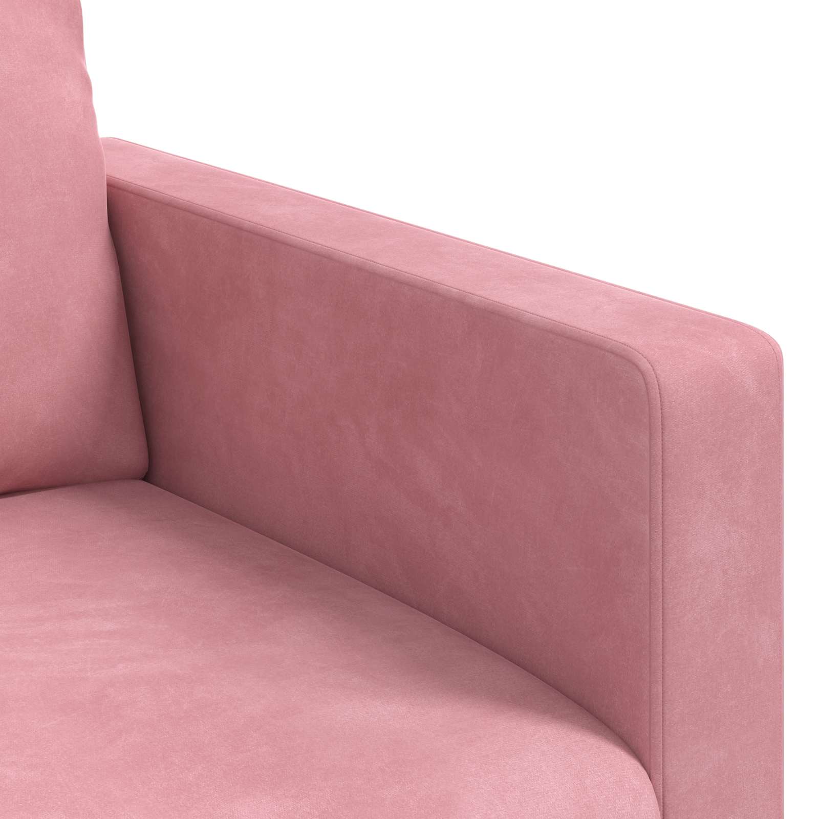 Canapé Rose 138 x 78 x 80 cm Velours - XIOS