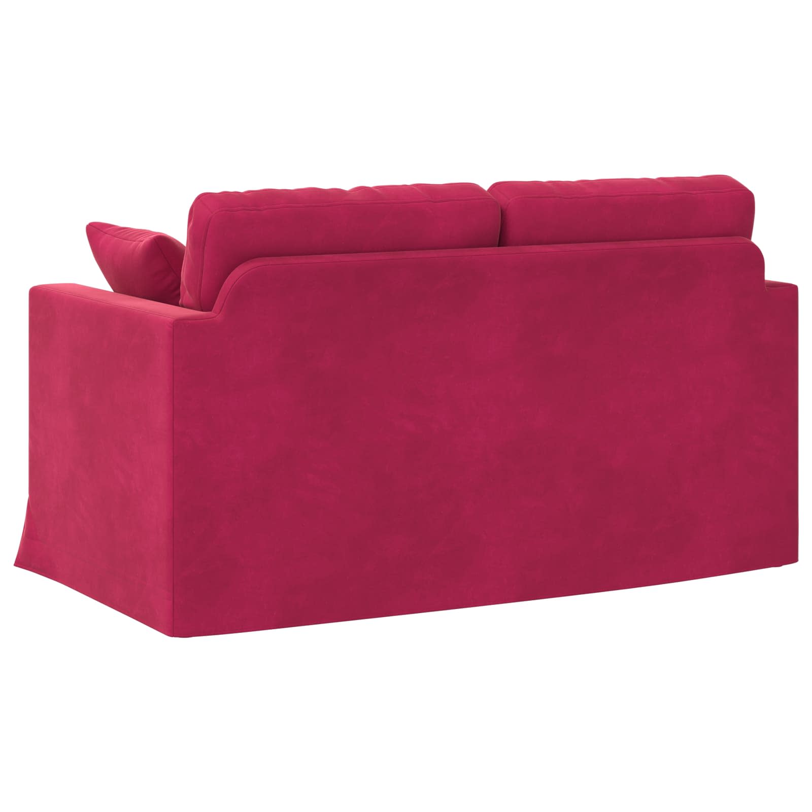 Canapé Bordeaux 138 x 78 x 80 cm Velours - XIOS