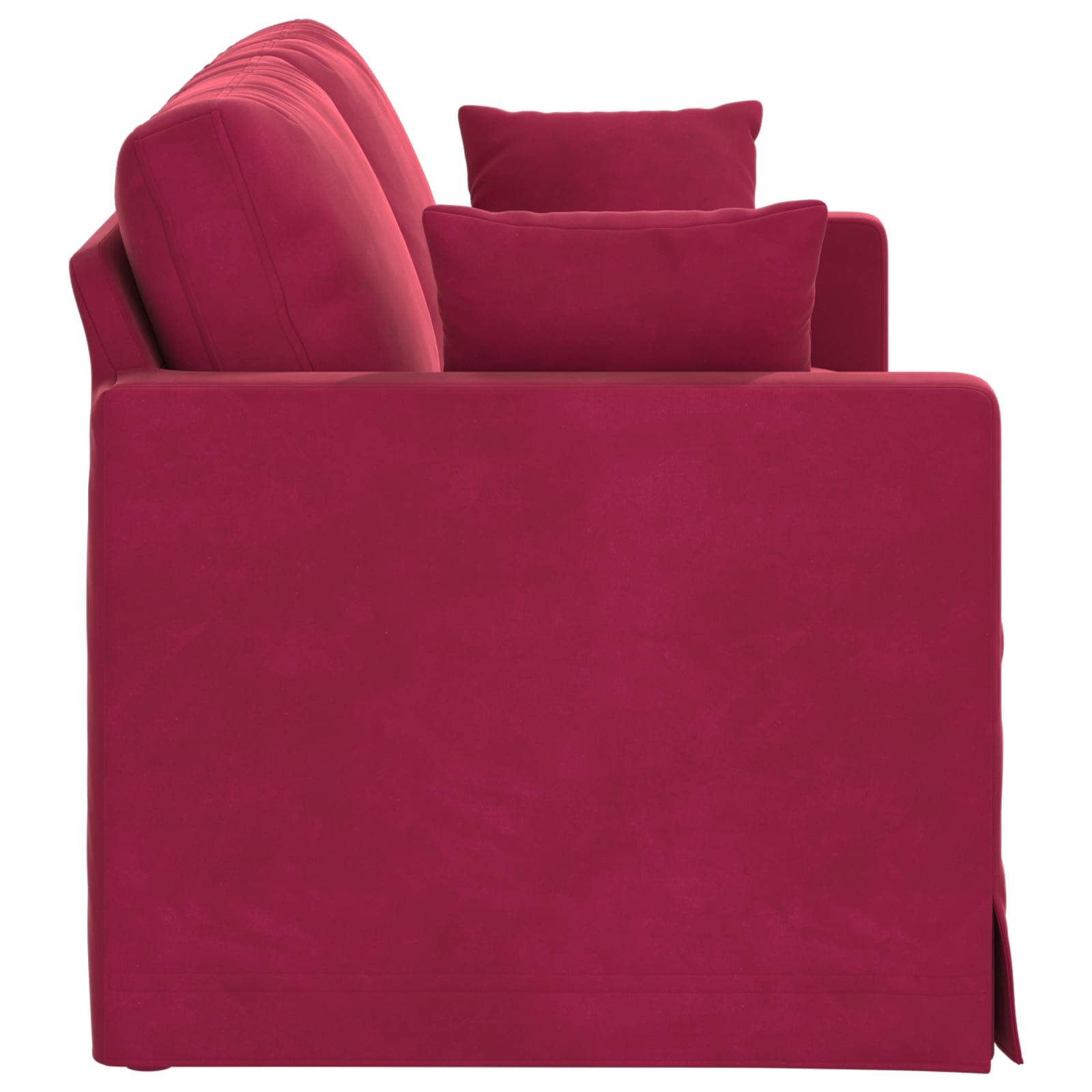 Canapé Bordeaux 138 x 78 x 80 cm Velours - XIOS