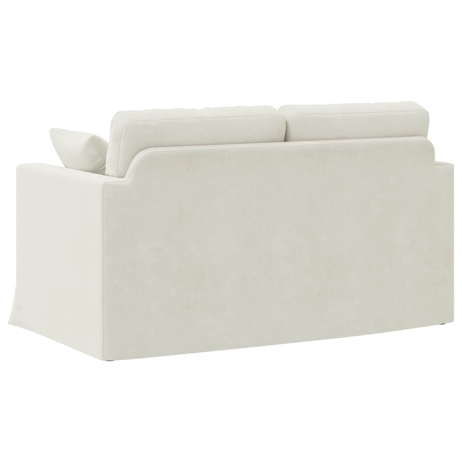 Canapé Crème 138 x 78 x 80 cm Velours - XIOS