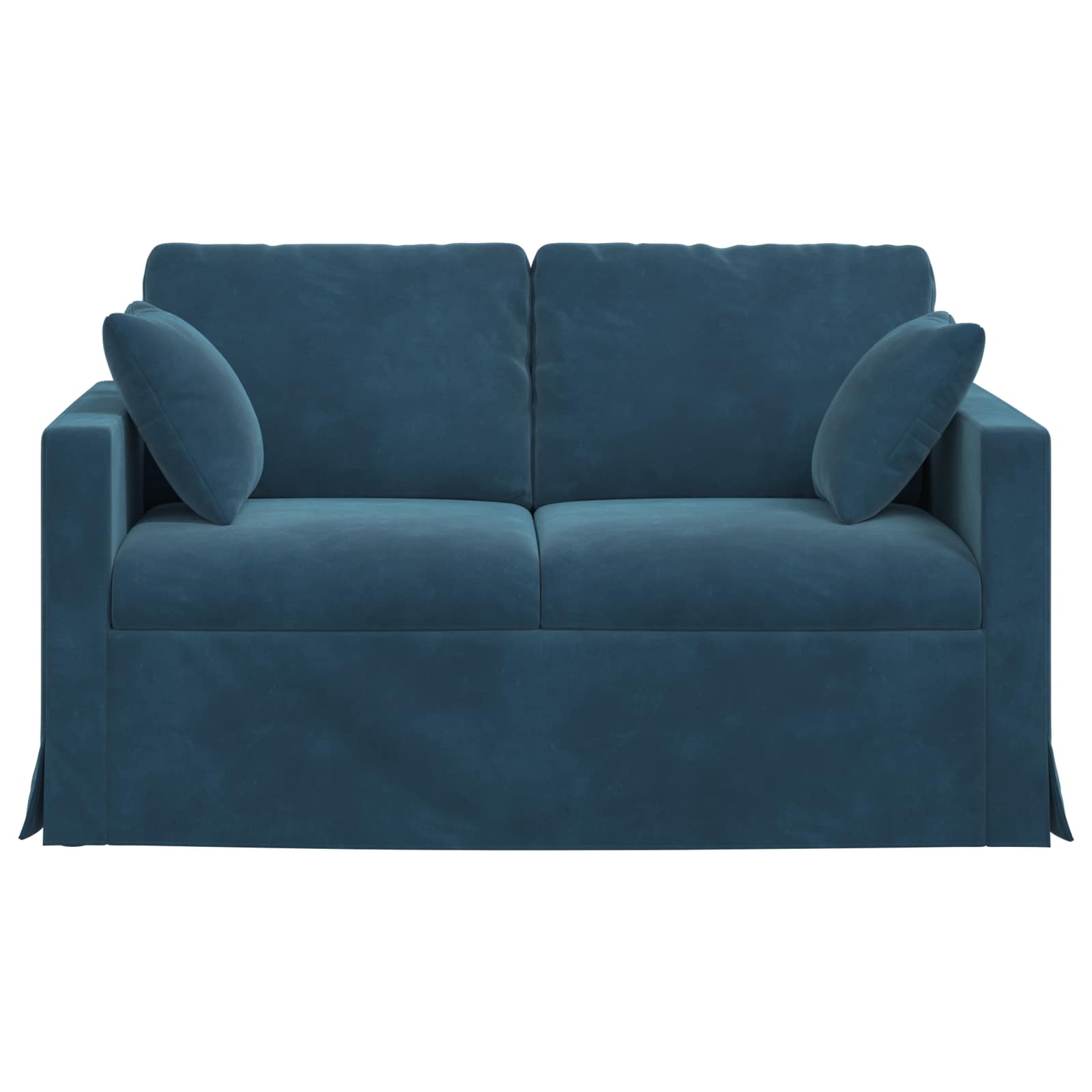 Canapé Bleu 138 x 78 x 80 cm Velours - XIOS