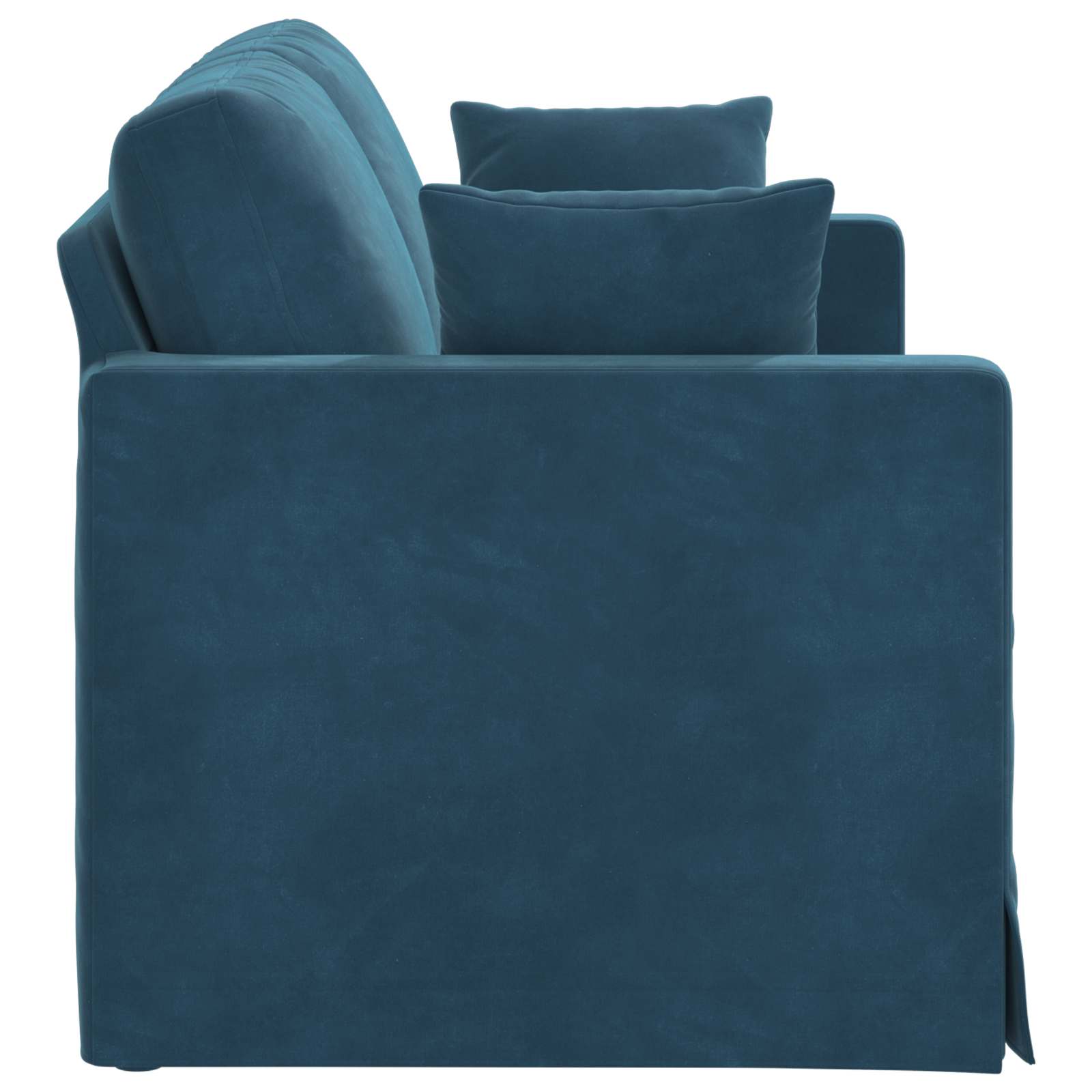 Canapé Bleu 138 x 78 x 80 cm Velours - XIOS