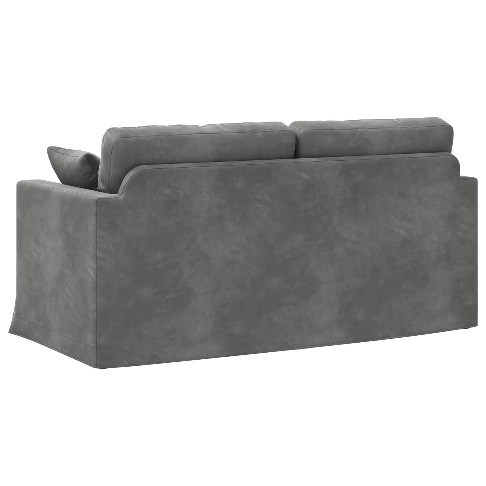 Canapé Gris foncé 158 x 78 x 80 cm Velours - XIOS
