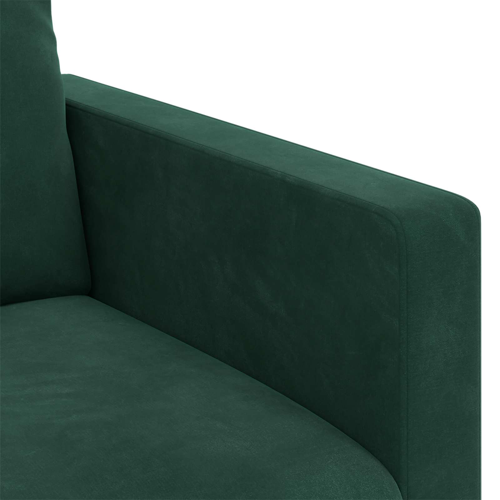 Canapé Vert foncé 158 x 78 x 80 cm Velours - XIOS